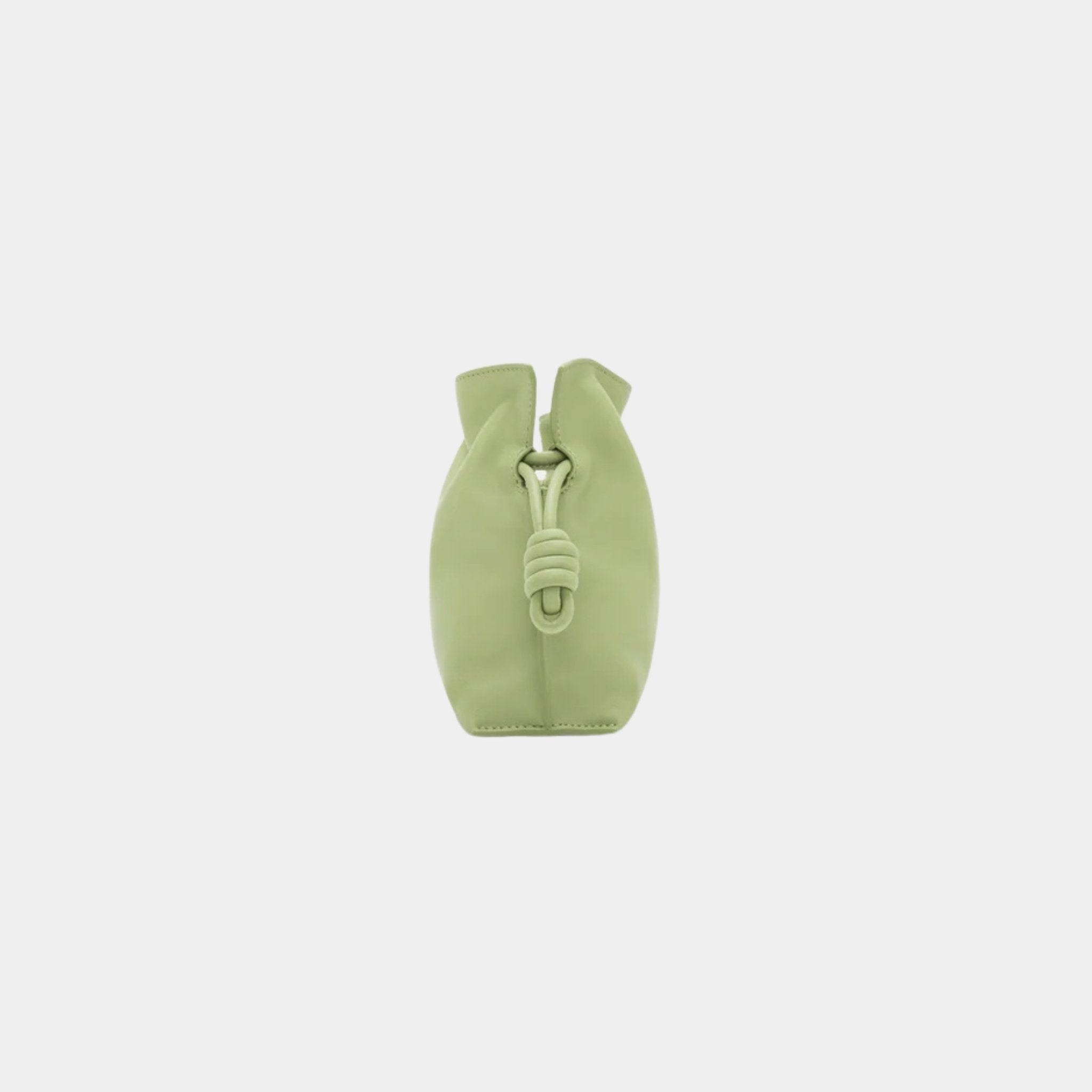 Loewe Mini Flamenco Clutch In Nappa Calfskin, Light Pear, Side