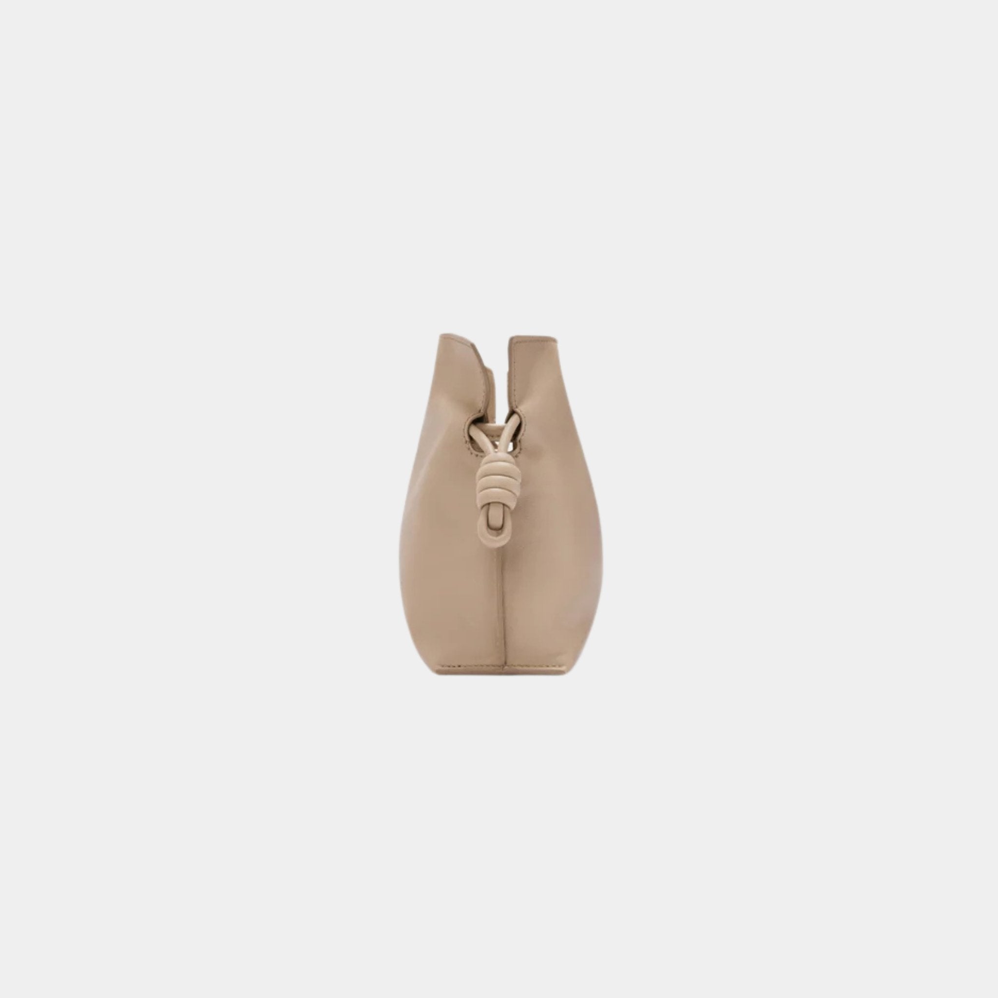 Loewe Mini Flamenco Clutch In Nappa Calfskin, Sand, Side