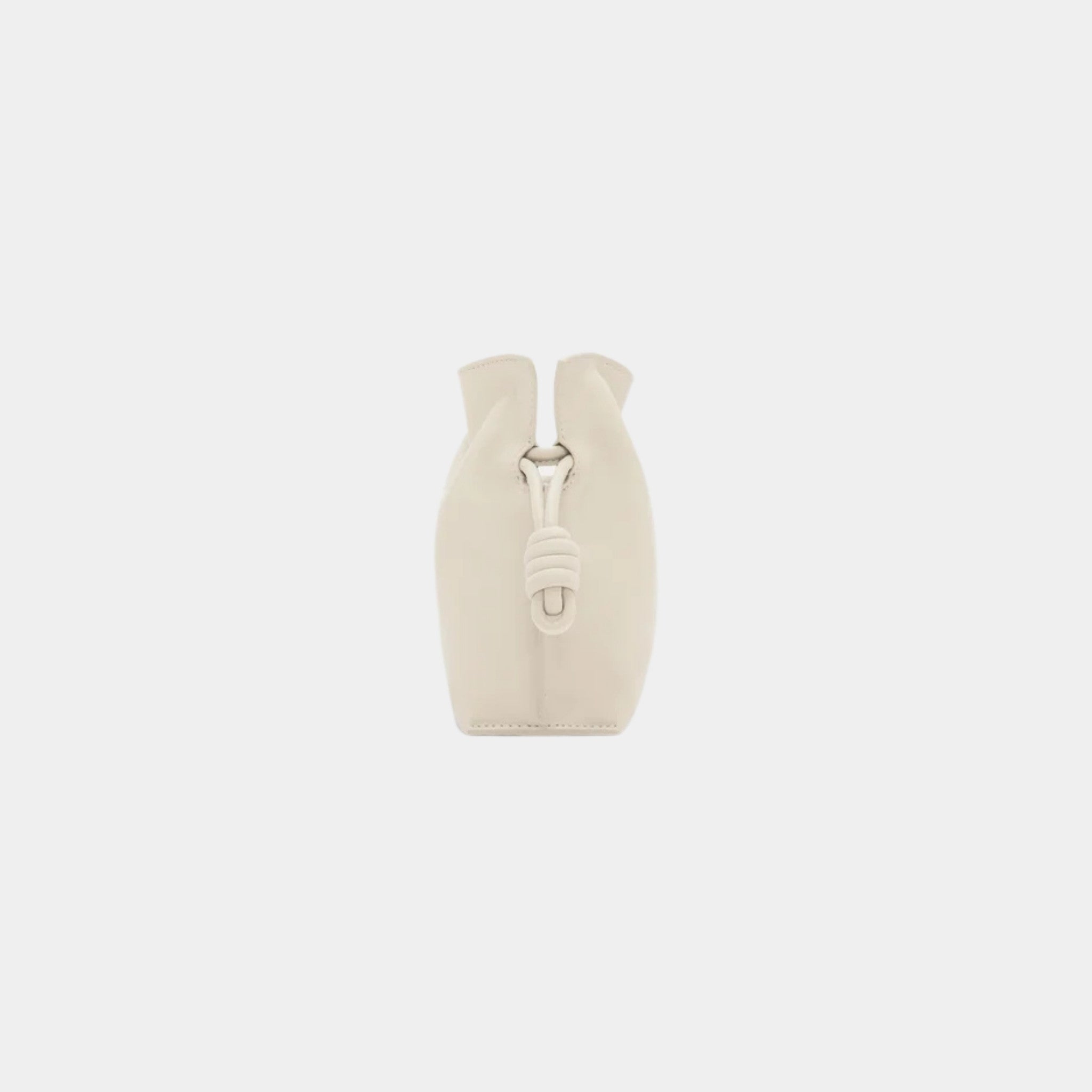 Loewe Mini Flamenco Clutch In Nappa Calfskin, Sea Salt, Side