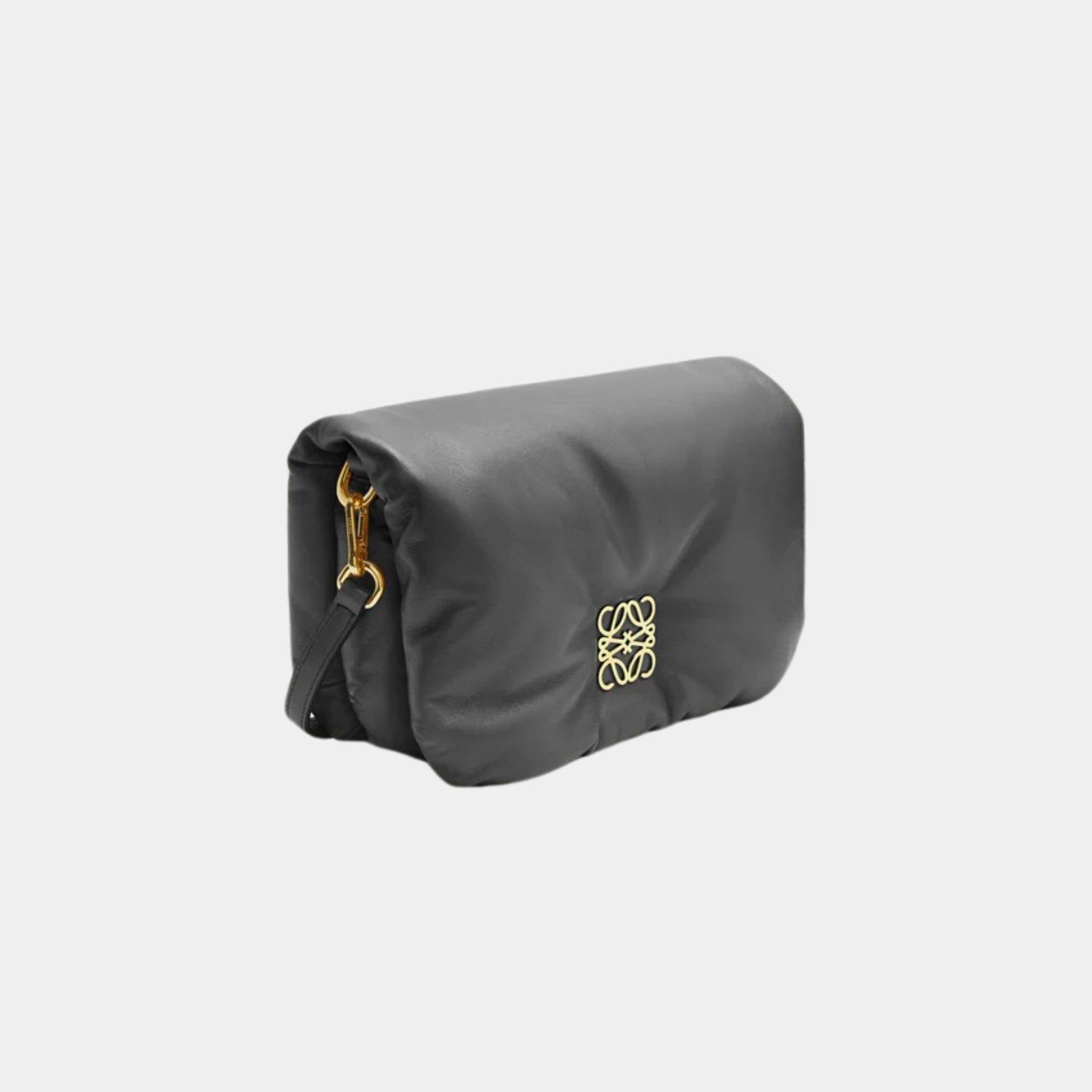 Loewe Mini Goya Puffer Bag Shiny Nappa Lambskin, Side