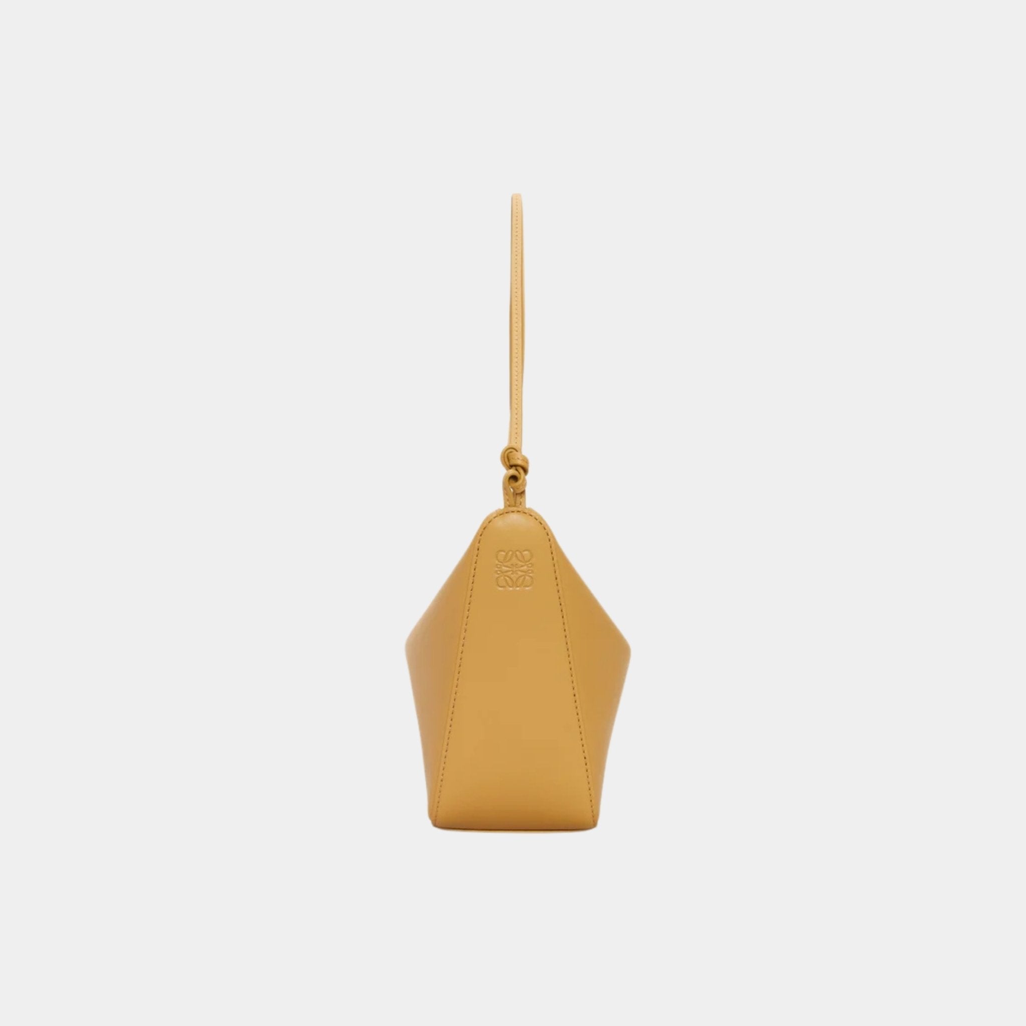 Loewe Mini Hammock Hobo In Classic Calfskin, Sahara, Side
