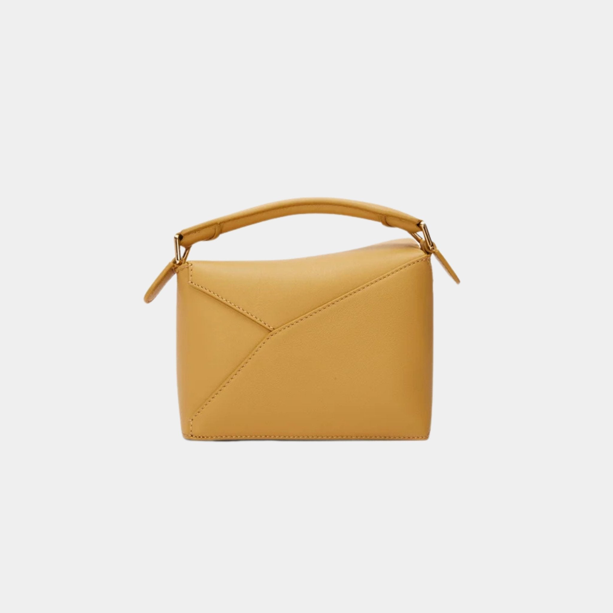 Loewe Mini Puzzle Edge Bag Classic Calf Leather, Sahara, Back