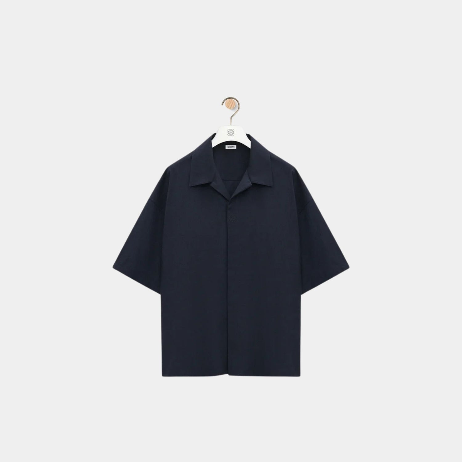 Loewe Short Sleeve Shirt in Wool, Front