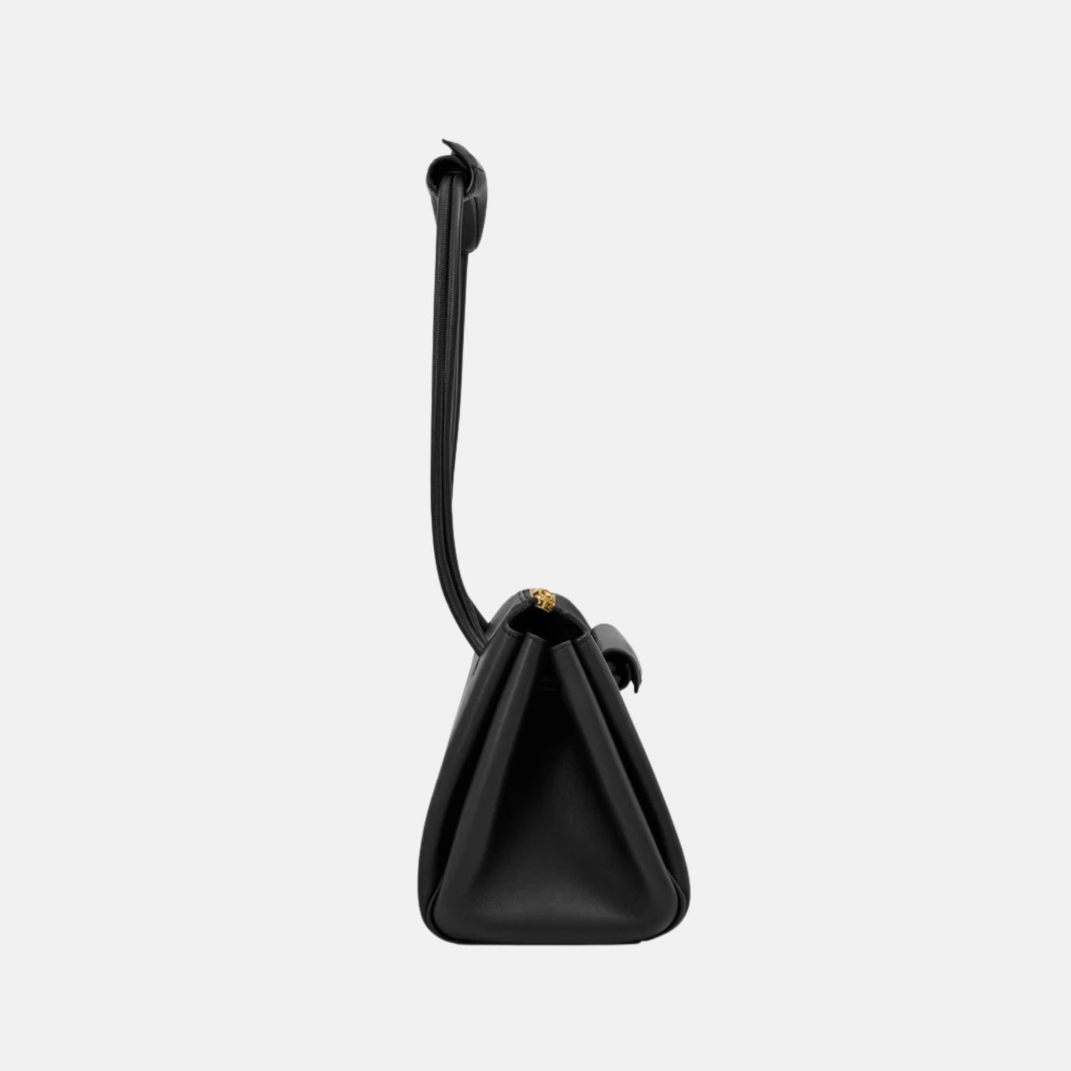 Loewe Small Madrid Bag in Supple Calfskin, Black, Side