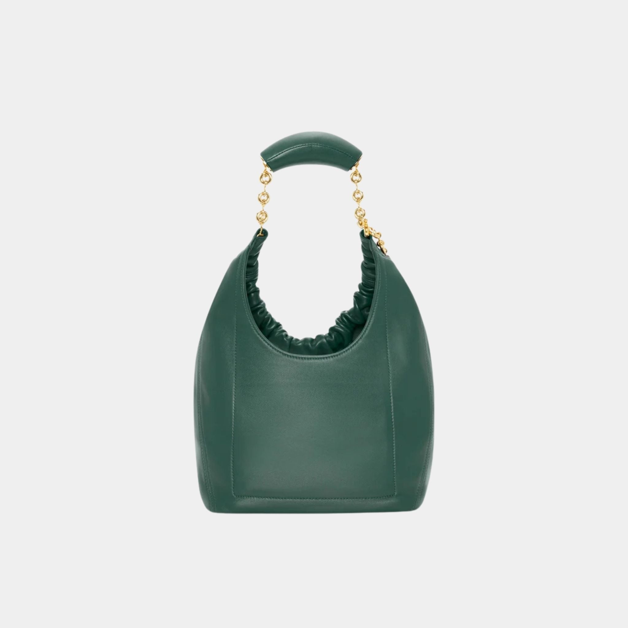 Loewe Small Squeeze Bag In Mellow Nappa Lambskin, Vetiver, Back