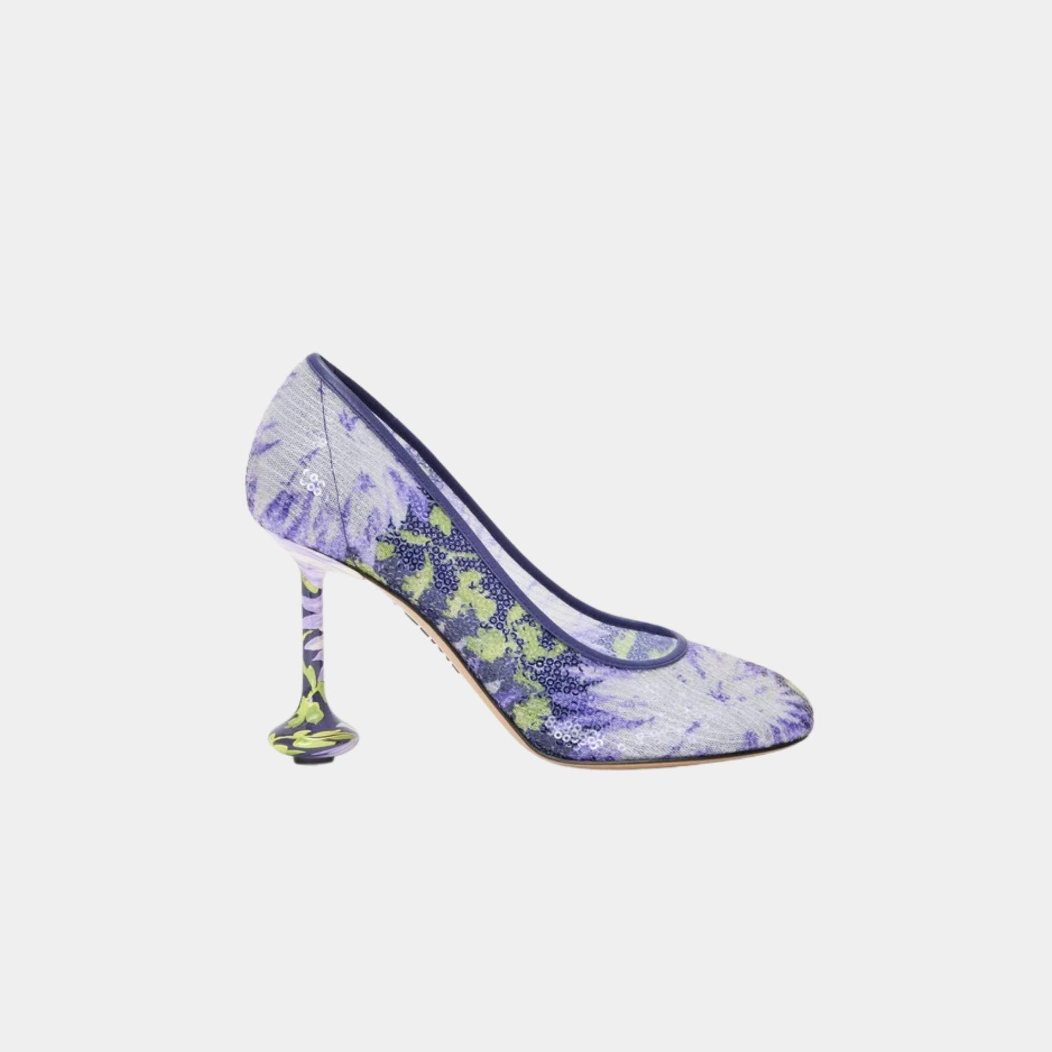 Loewe Toy Pump In Sequins, Side
