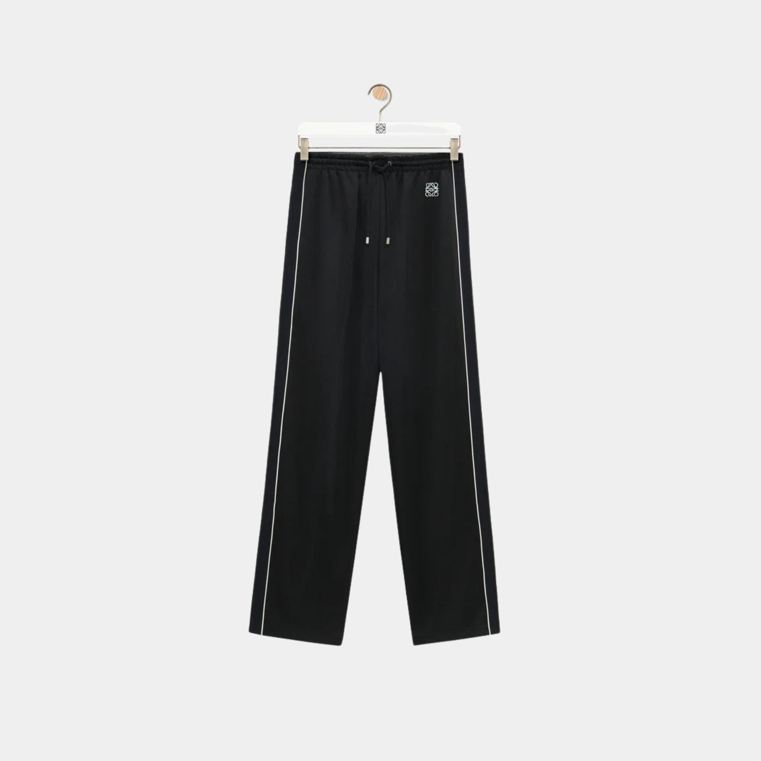 Loewe Tracksuit Trousers in Technical Jersey, Black, Front