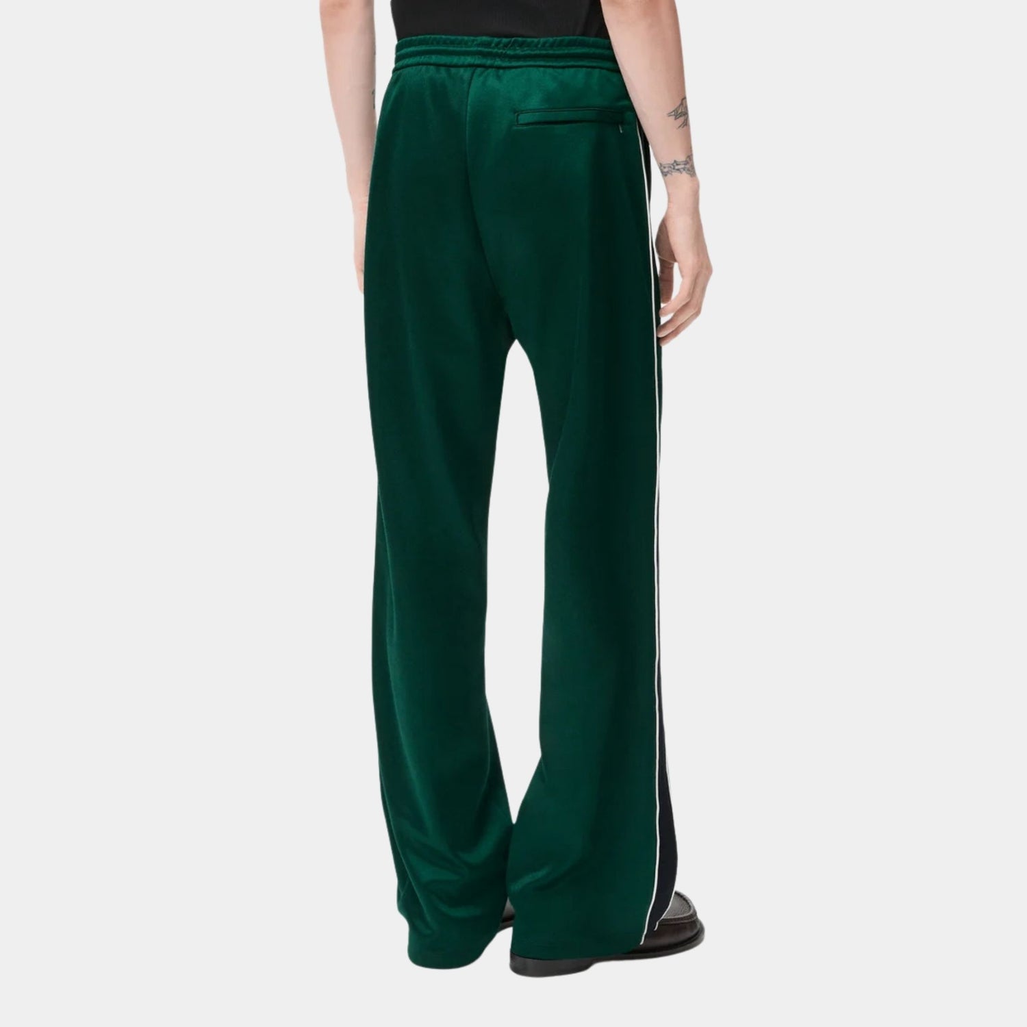 Loewe Tracksuit Trousers in Technical Jersey, Dark Green, Back