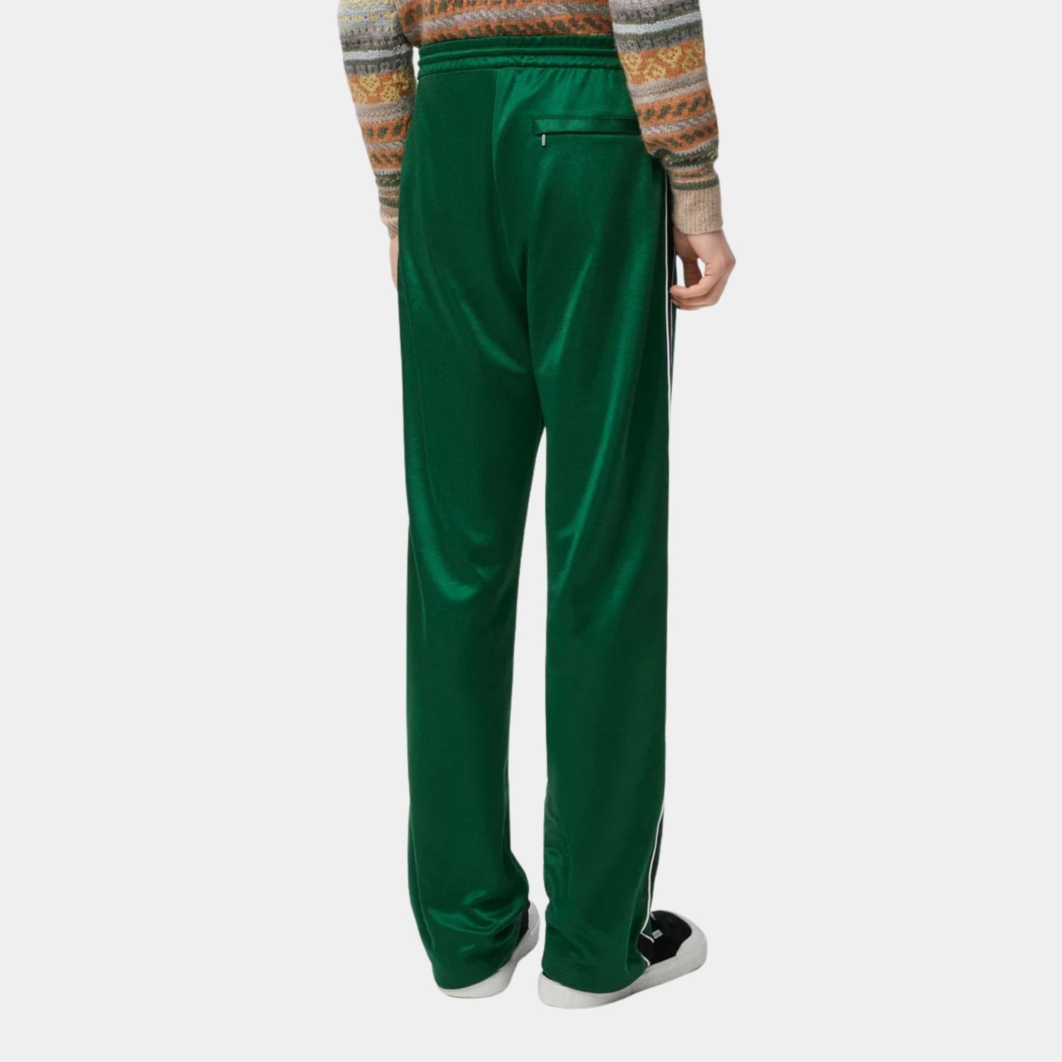 Loewe Tracksuit Trousers in Technical Jersey, Pop Green, Back