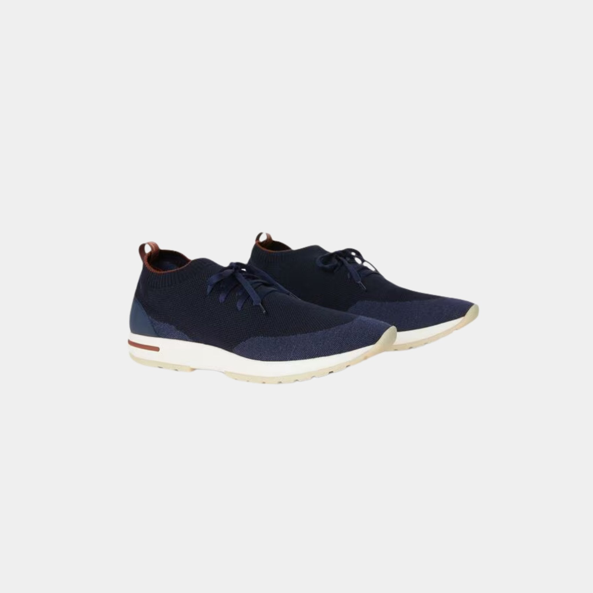 Loro Piana 360 Flexy Walk Sneaker Virgin Wool, Shadow Blue, Front