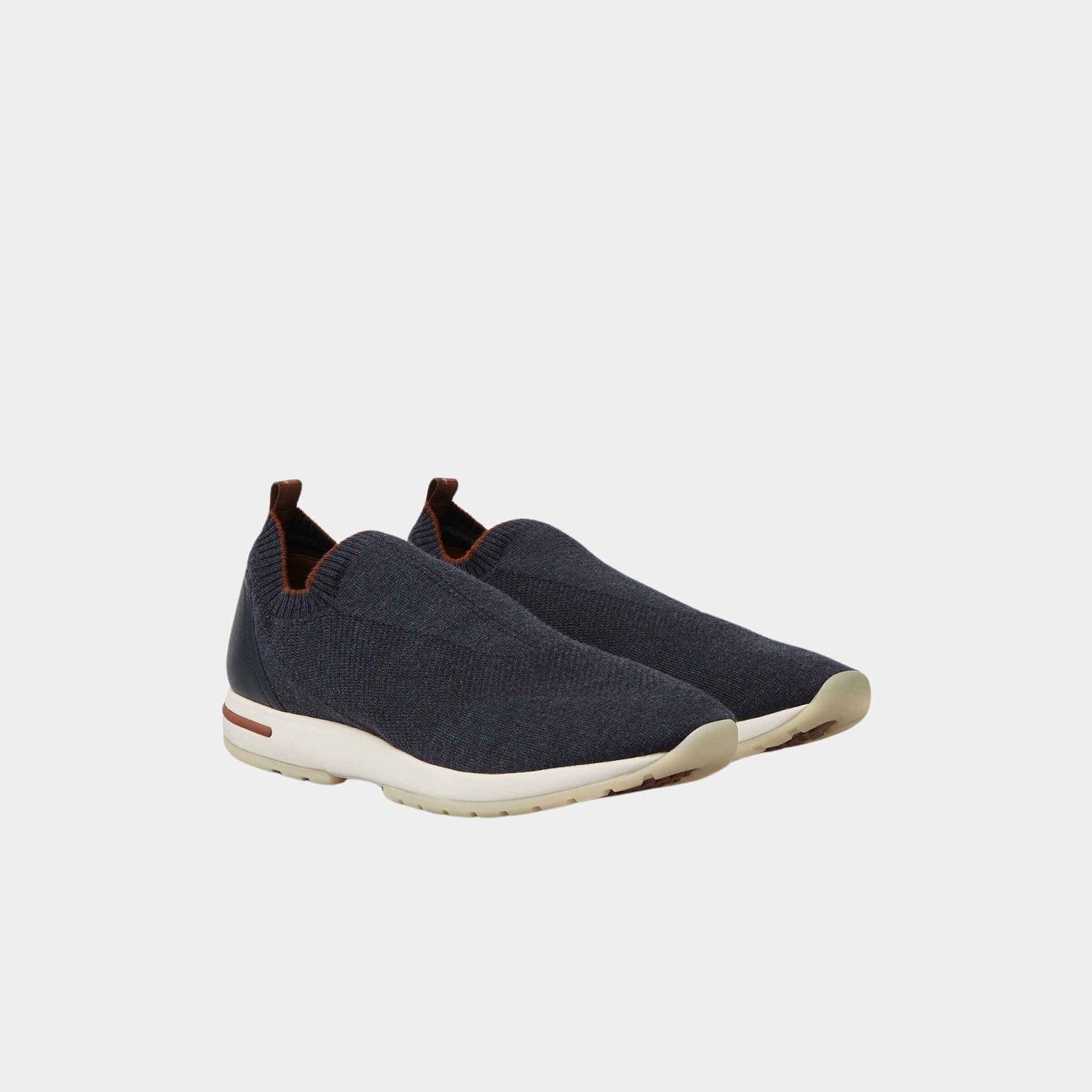 Loro Piana 360 LP Flexy Active Sneaker Virgin Wool, Bluish, Front