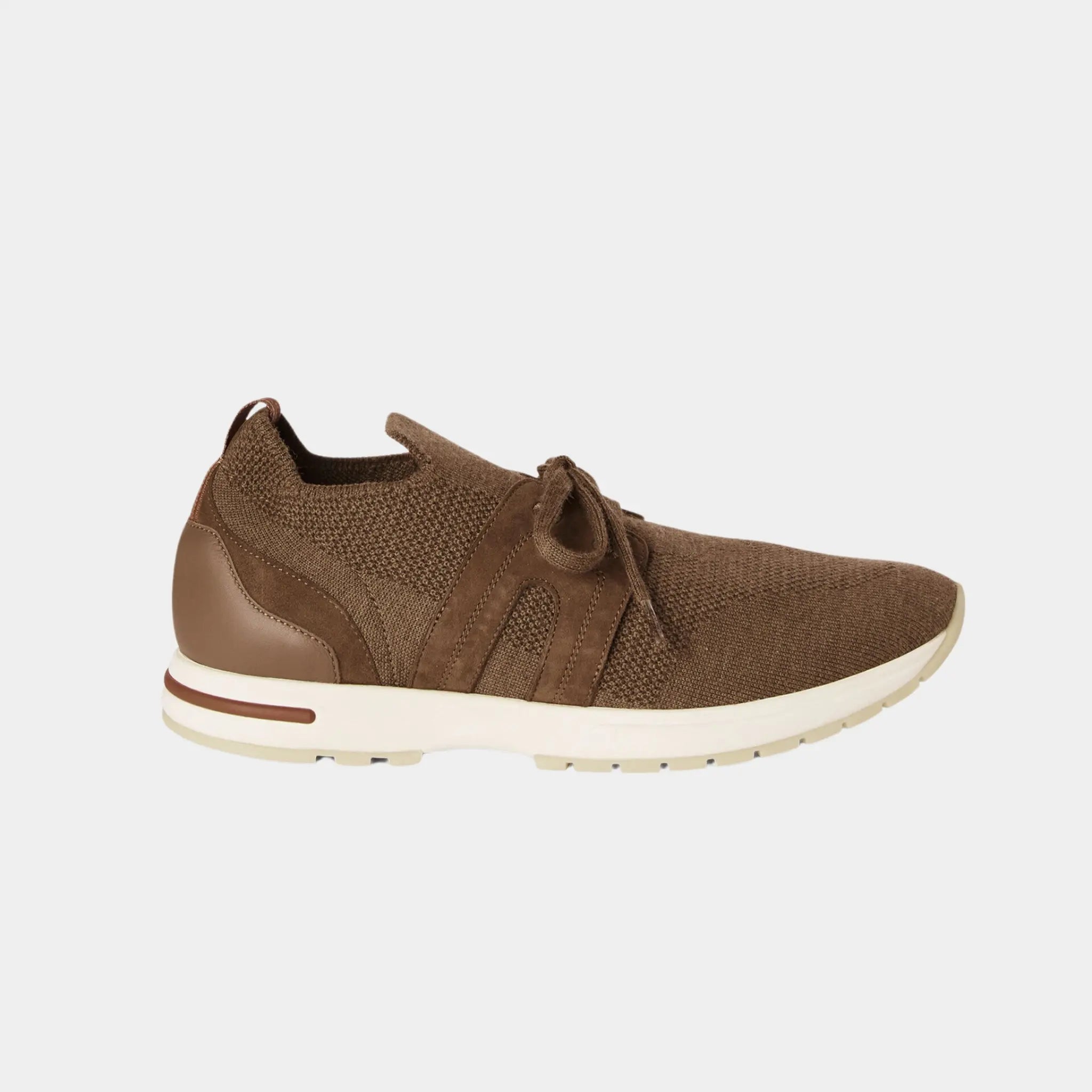 Loro Piana 360 LP Lady Flexy Walk Sneaker Virgin Wool, Tundra, Side