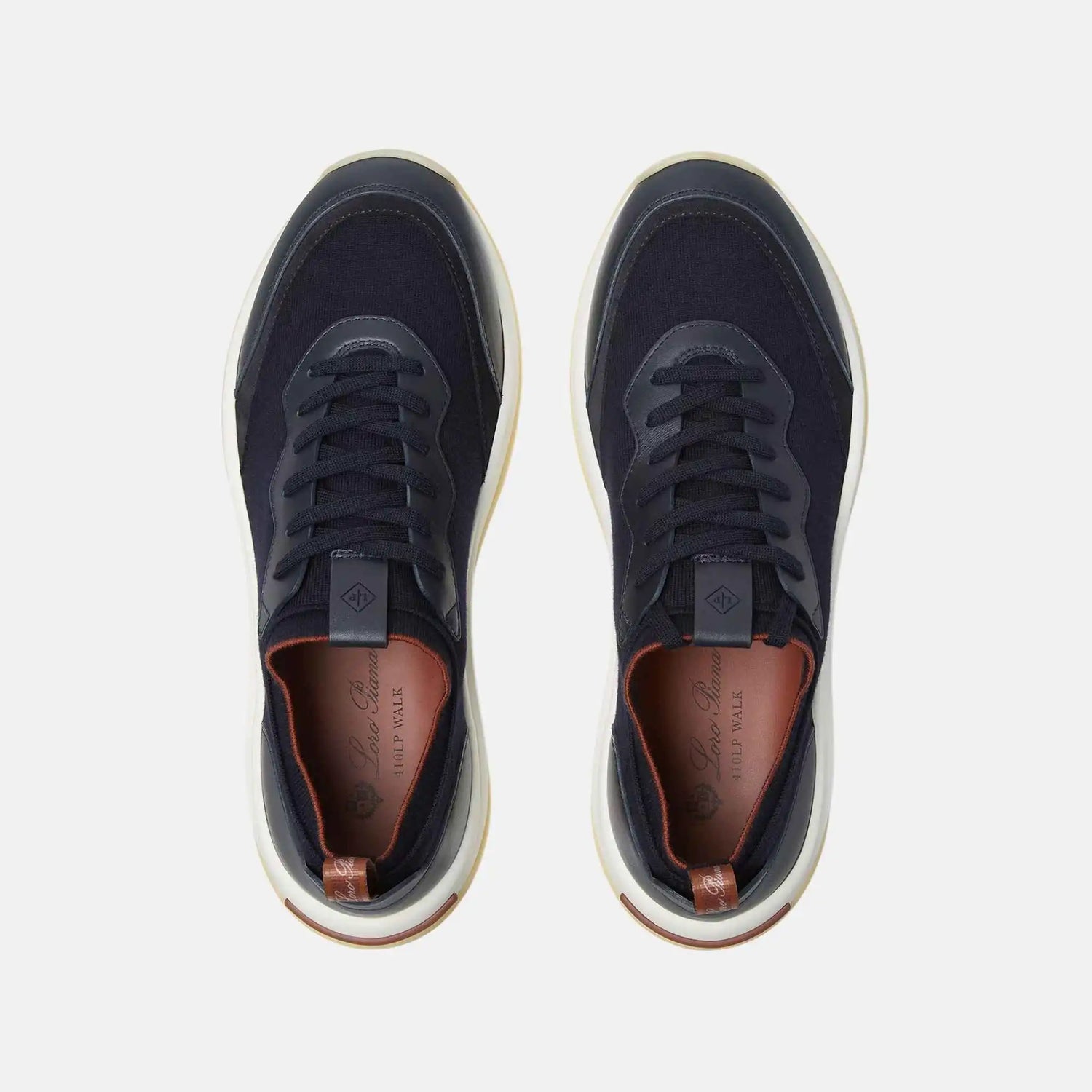 Loro Piana 410 LP Walk The Gift Of Kings Sneaker, Navy Blue, Top