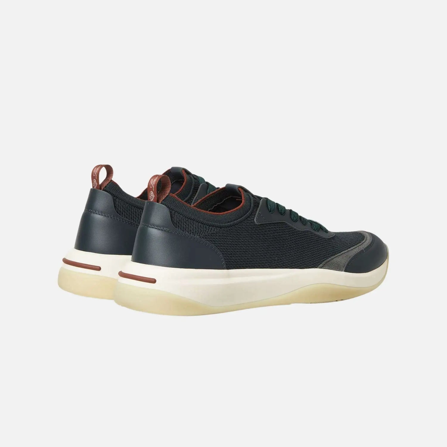 Loro Piana 410 LP Walk Wish Sneaker Virgin Wool, Dark Green, Back