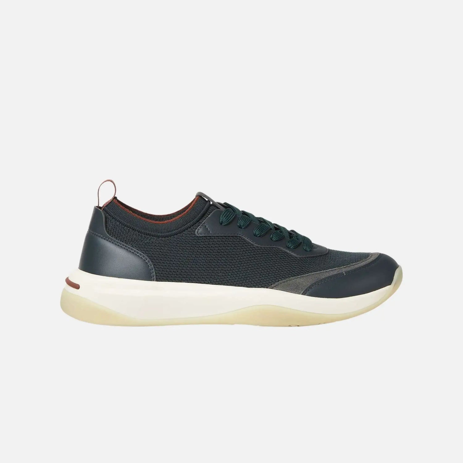 Loro Piana 410 LP Walk Wish Sneaker Virgin Wool, Dark Green, Side