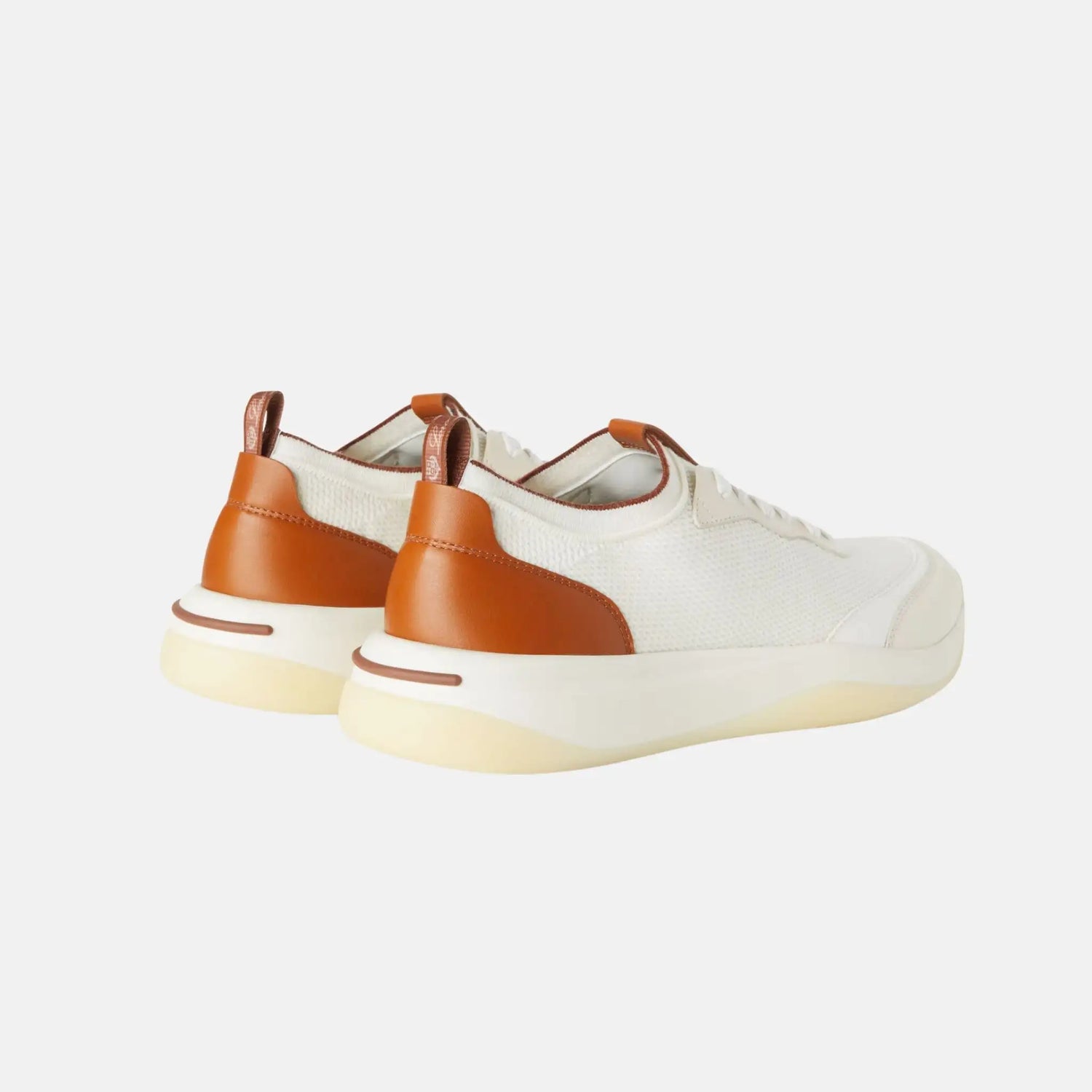 Loro Piana 410 LP Walk Wish Sneaker Virgin Wool, White, Back