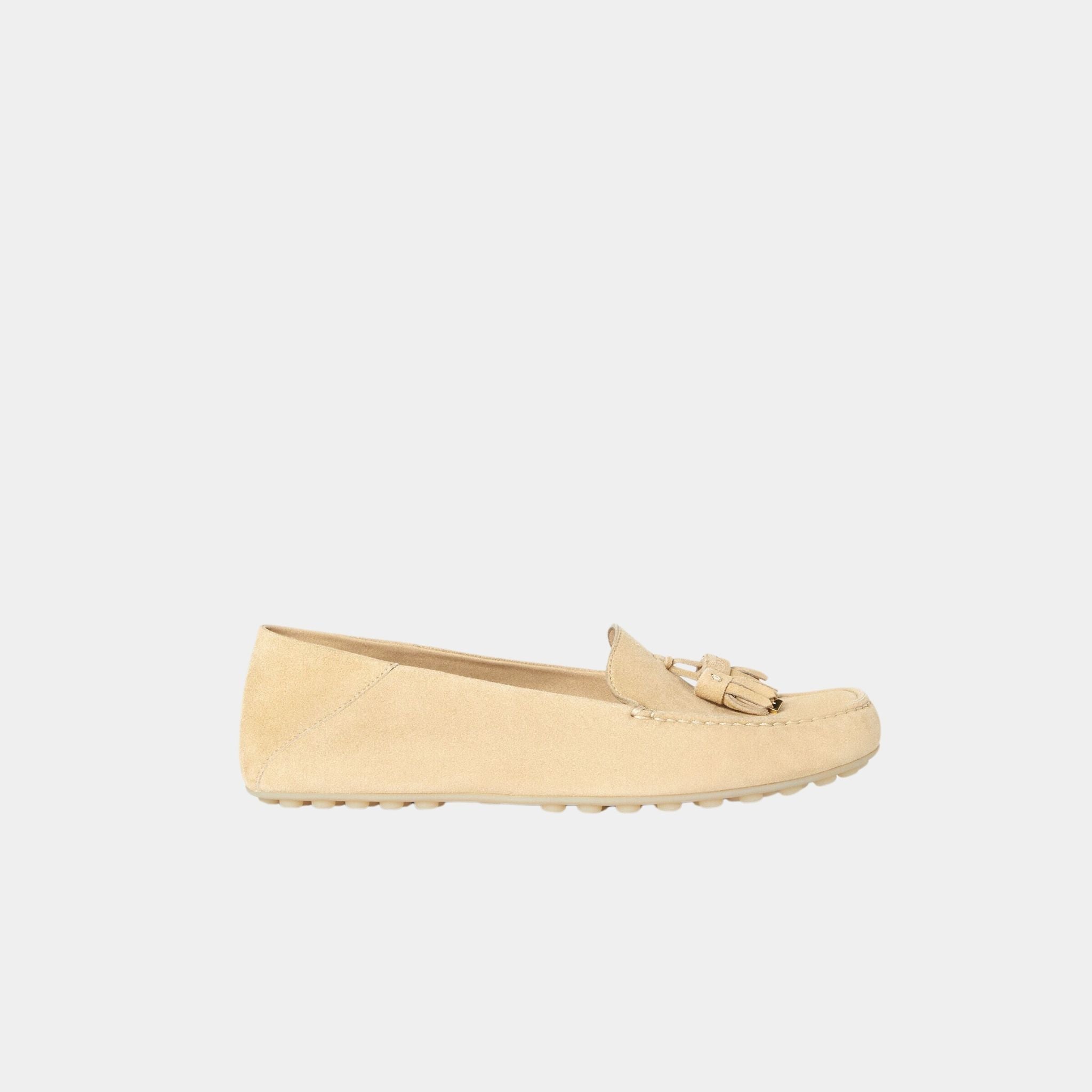 Loro Piana Dot Sole Walk Loafer Suede Goatskin, Melonpan, Side