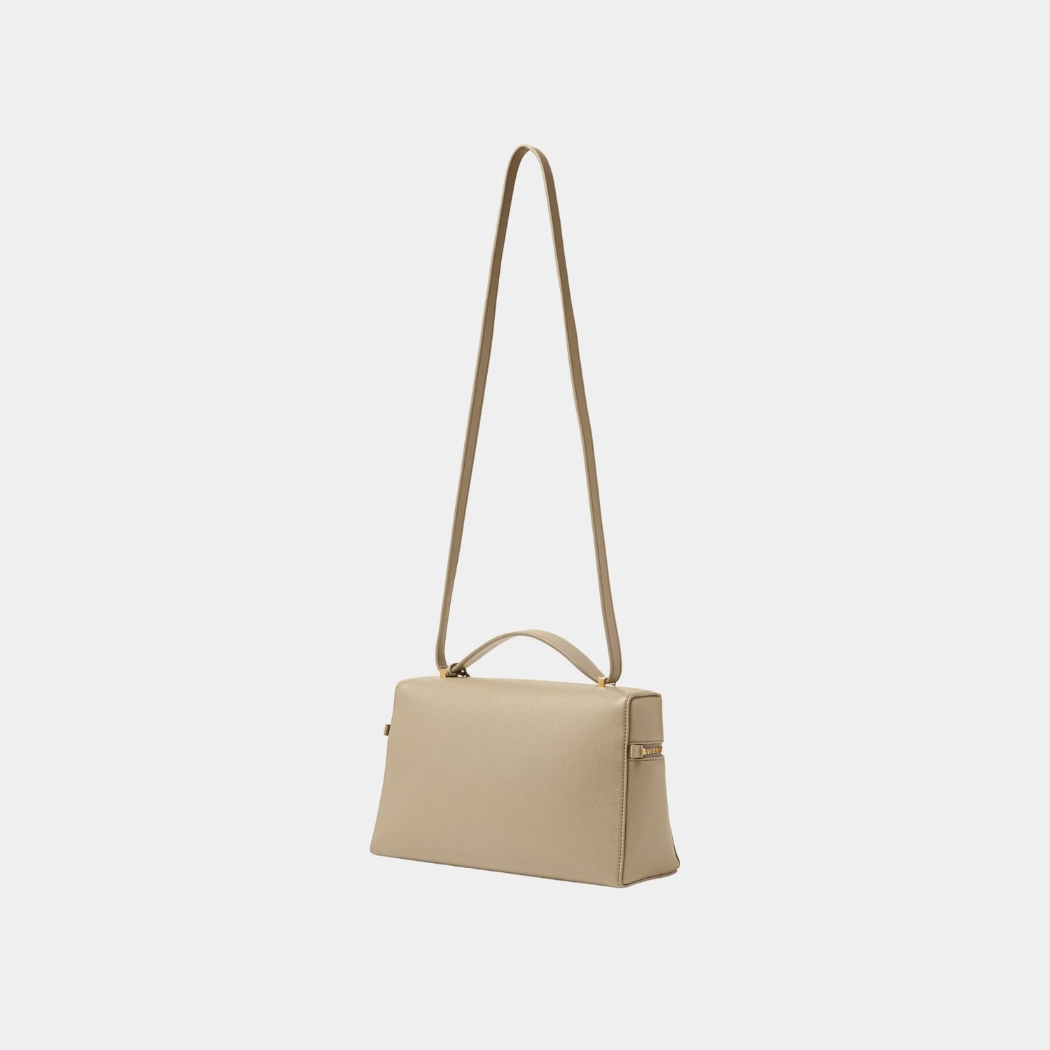 Loro Piana Extra Bag L27 Calfskin, Dried Taragon, Back