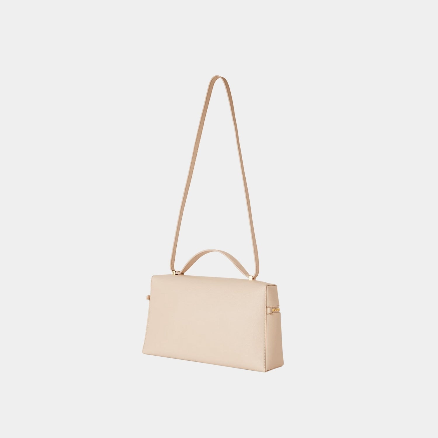 Loro Piana Extra Bag L27 In Calfskin, Creamed Honey, Back