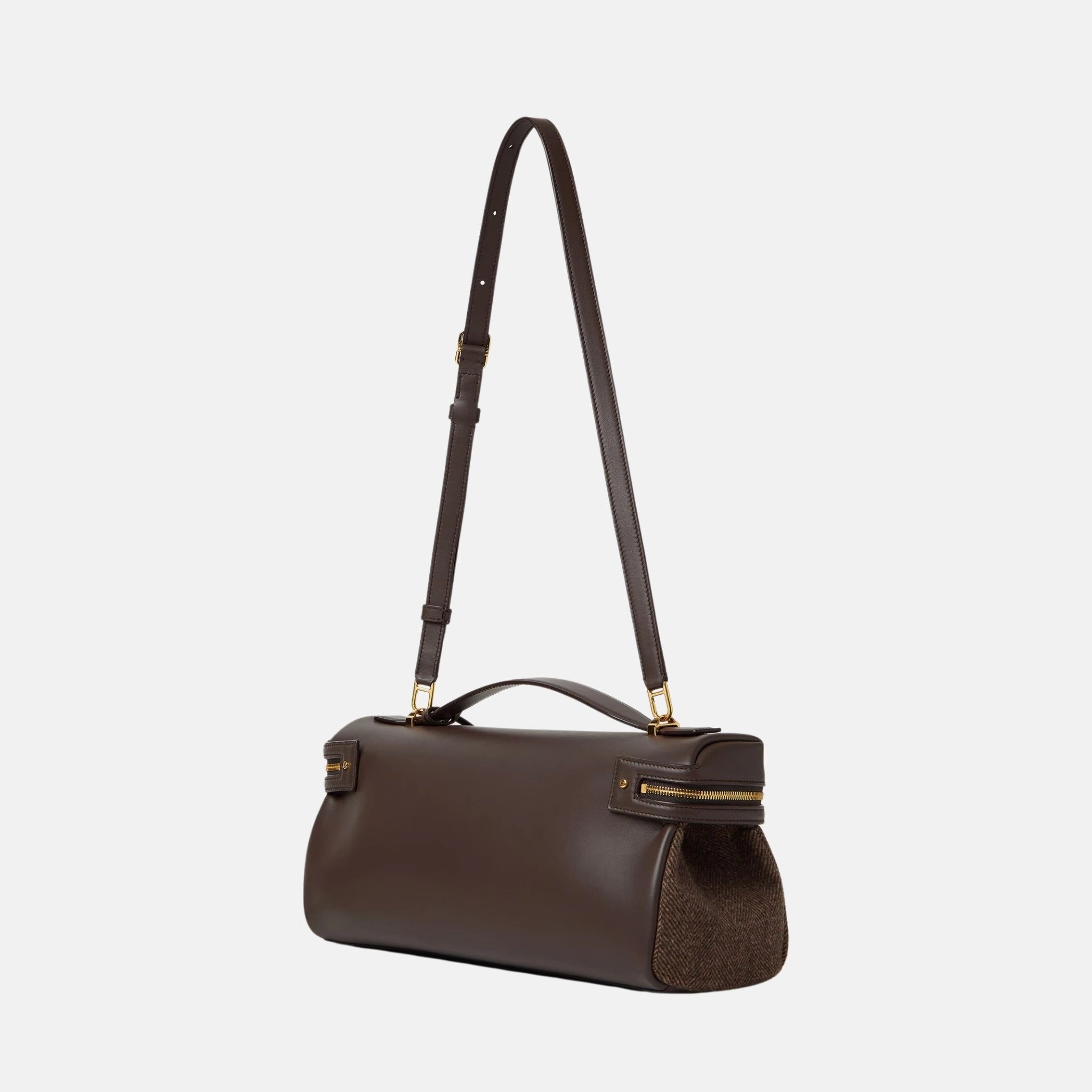 Loro Piana Extra Softy Bag L33 in Wish Wool Cashmere, Back