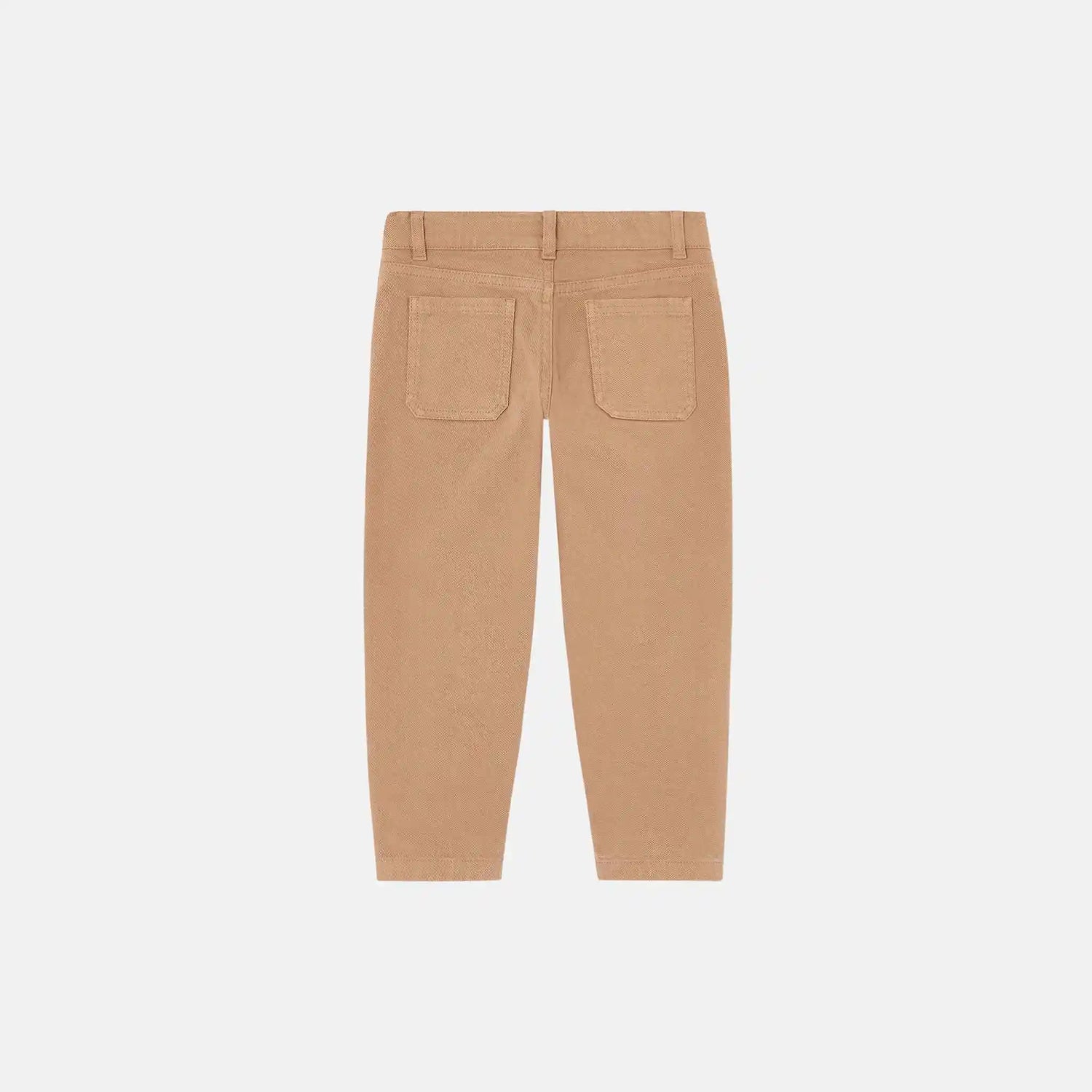 Loro Piana Kids Jordin Jeans in Cotton, Sandrift, Back