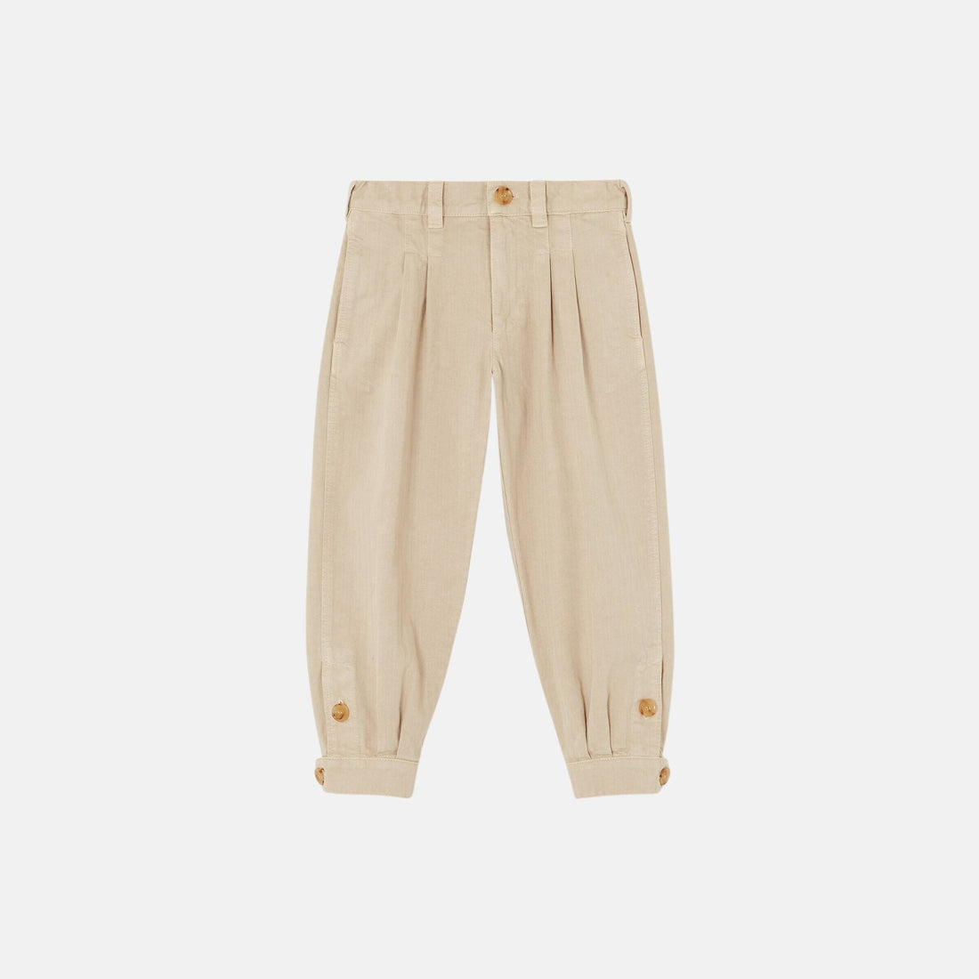 Loro Piana Kids Roberto Pants in Cotton, Front