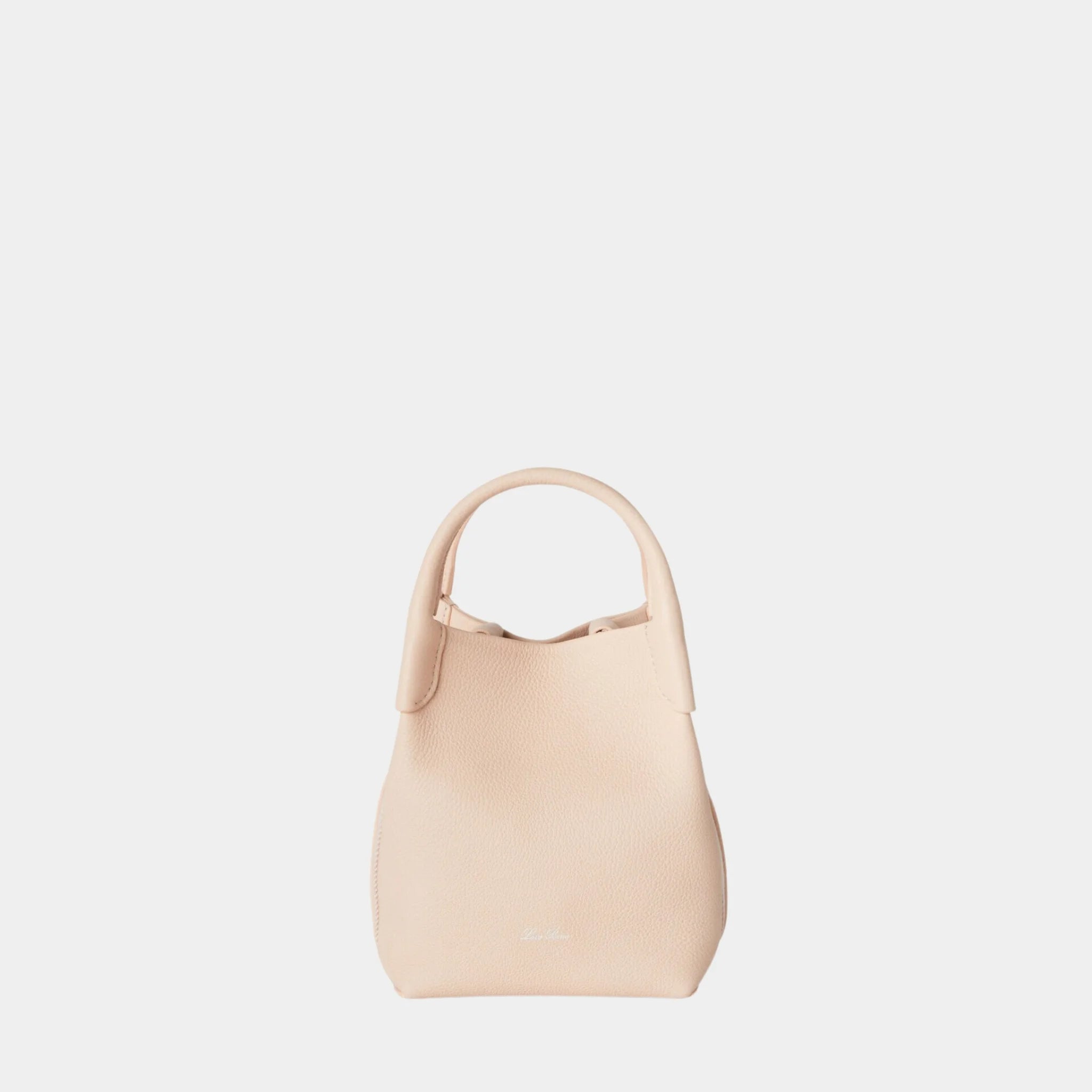 Loro Piana Micro Bale Bag, Creamed Honey, Front