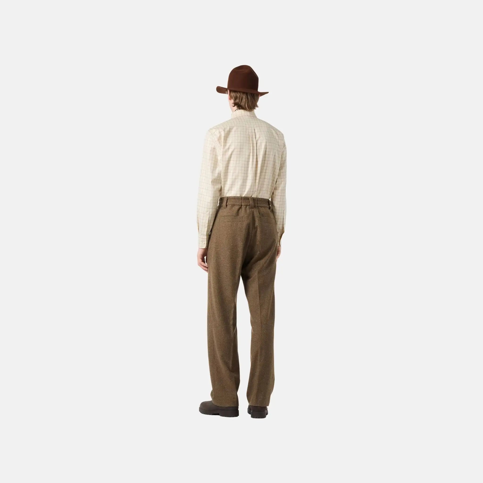 Loro Piana Reinga Trousers Cashmere Wool Silk, Model, Back