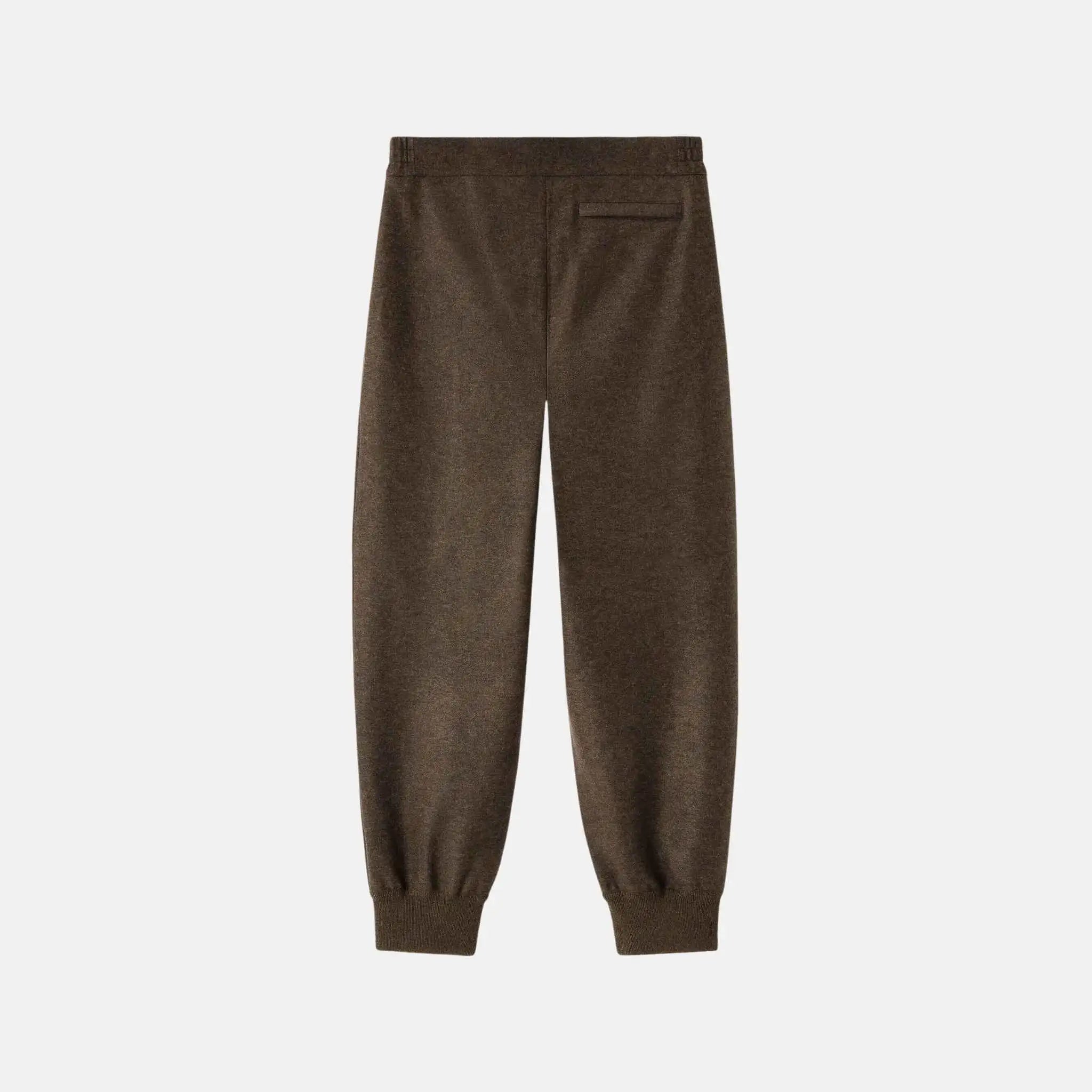 Loro Piana Rio Bodro Trousers Jersey Novalis, Deep Oak, Back