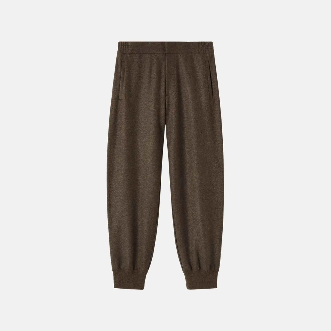 Loro Piana Rio Bodro Trousers Jersey Novalis, Deep Oak, Front