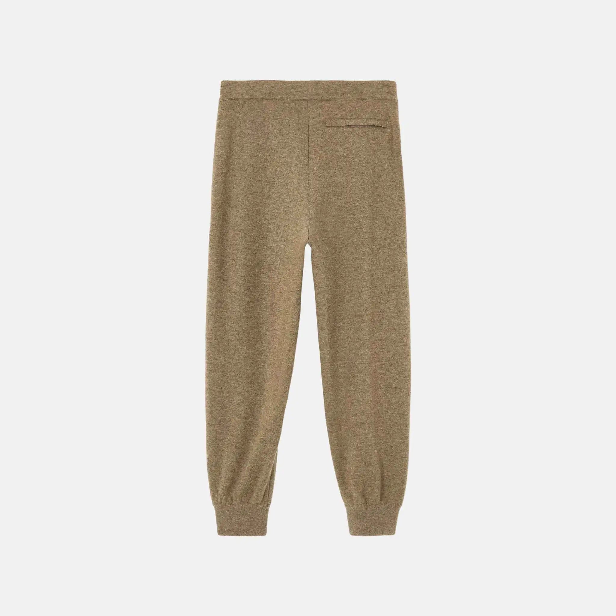 Loro Piana Rio Bodro Trousers Jersey Novalis, Wood Grain Melange, Back