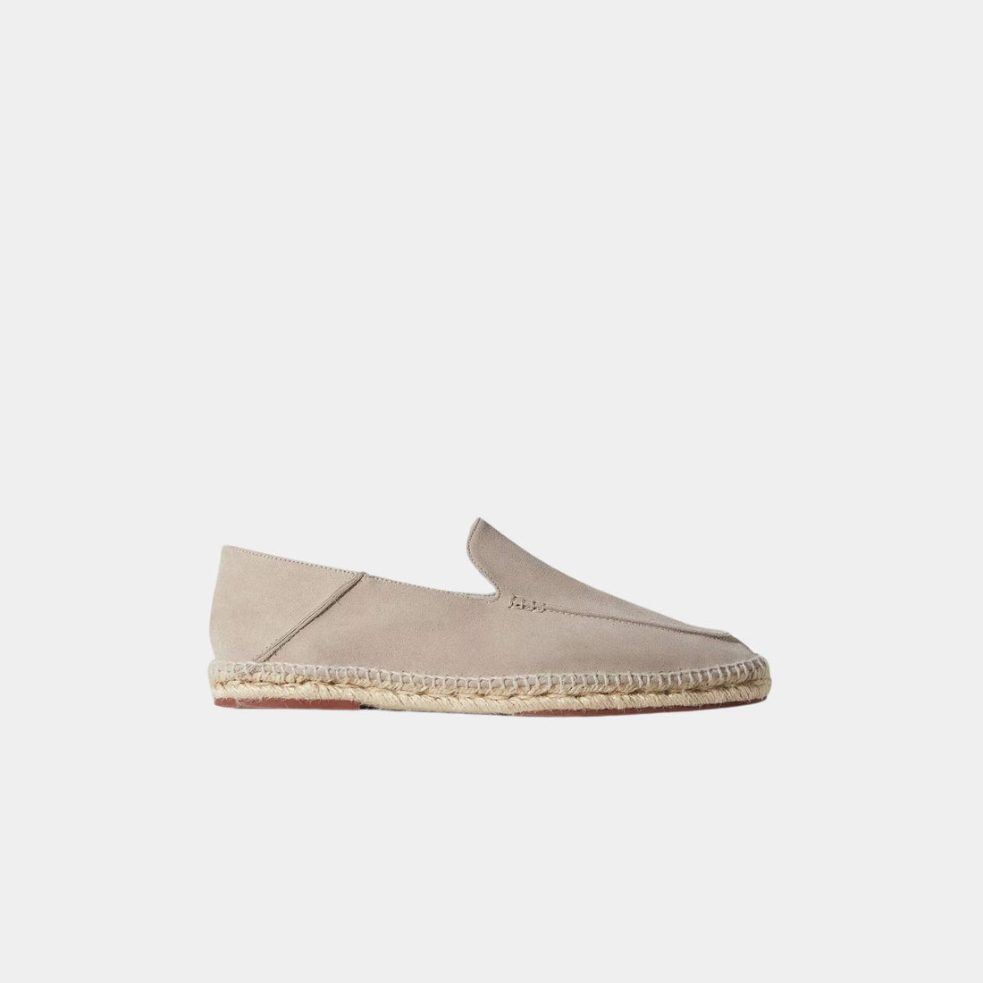 Loro Piana Seaside Walk Espadrille Suede, Classic Beige, Side
