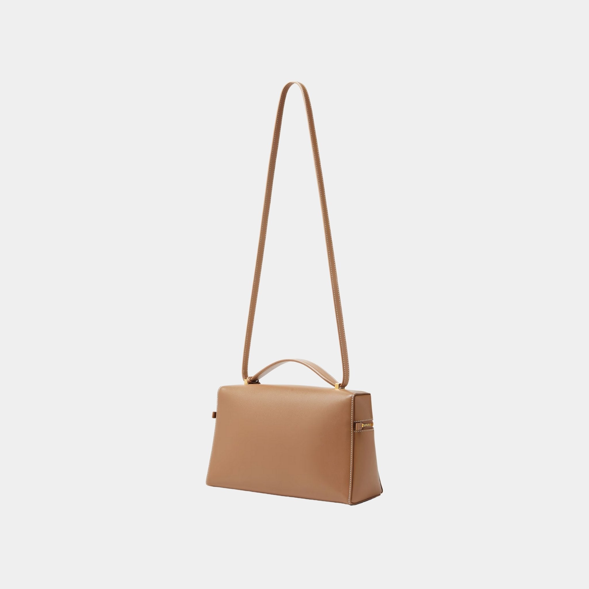 Loro Piana Extra Bag L27 In Smooth Calfskin, Cream Bignet, Back