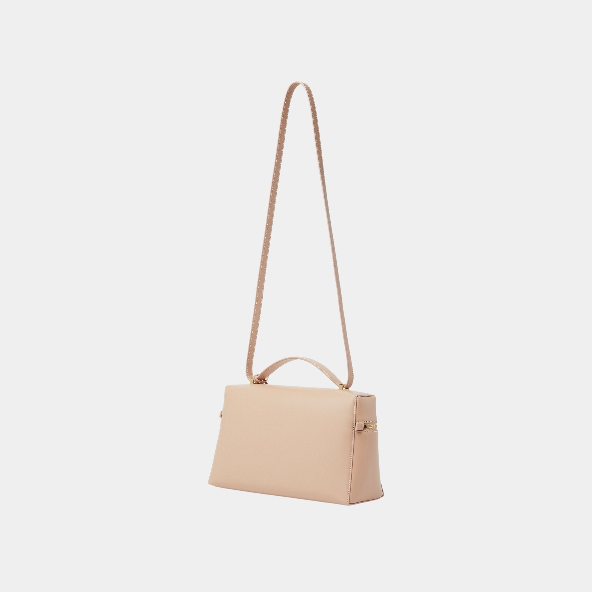 Loro Piana Extra Bag L27 In Smooth Calfskin, Feather Pink, Back