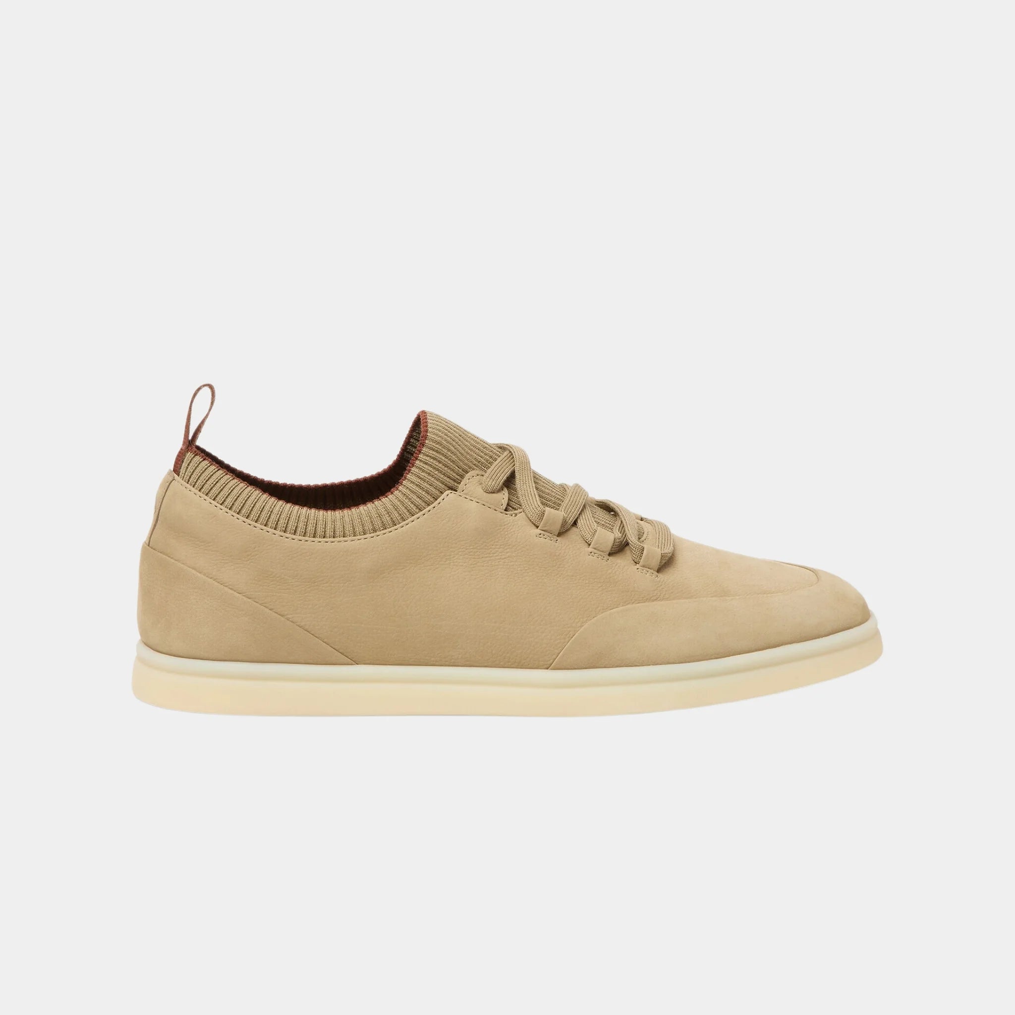 Loro Piana Soho Walk Sneakers Calfskin, Soga, Side