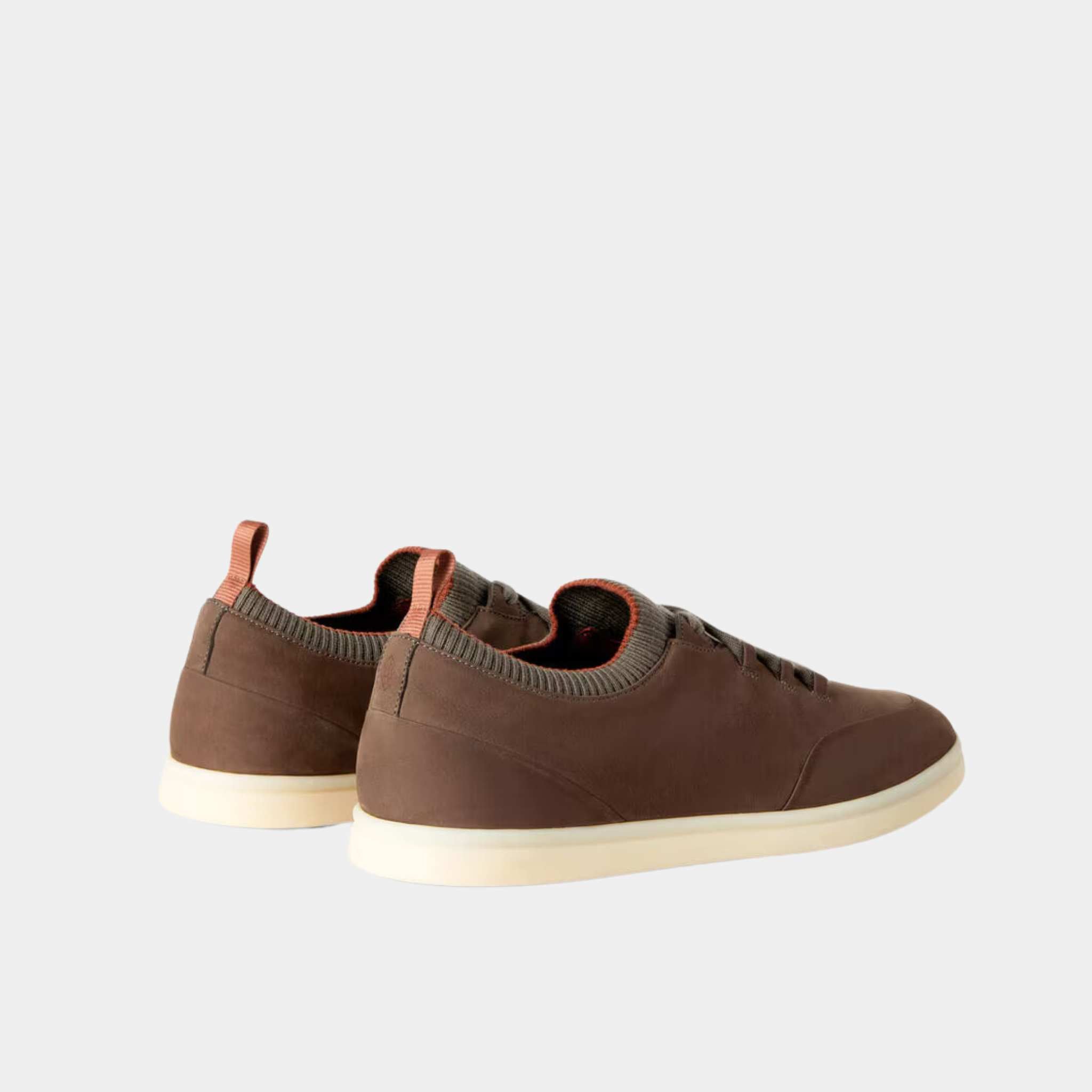 Loro Piana Soho Walk Sneakers Calfskin, Cotto, Back