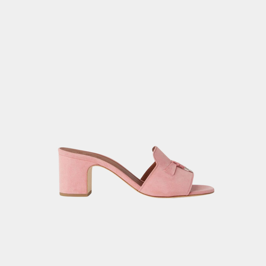 Loro Piana Summer Charms Sandal Heeled, Halite, Side