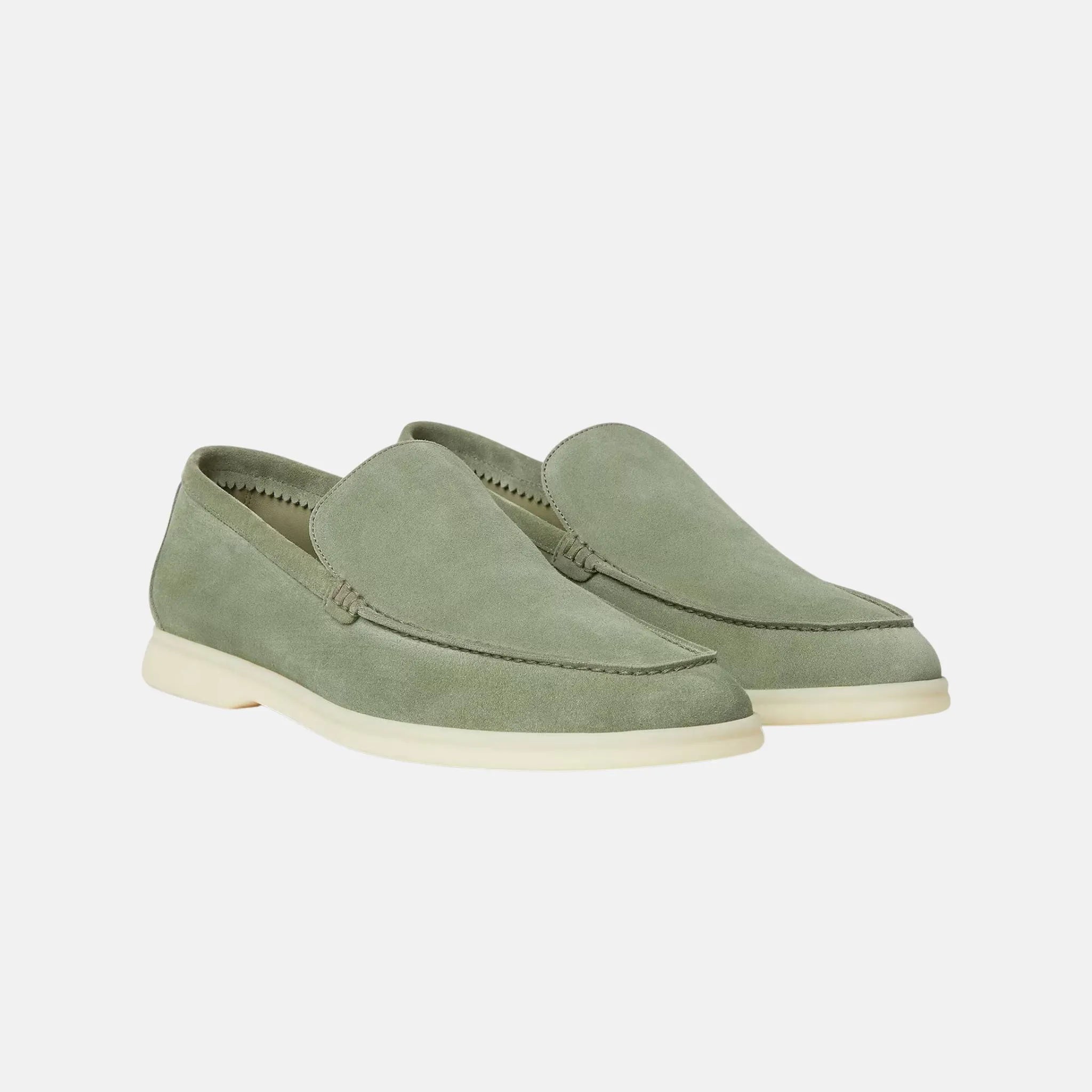 Summer Walk Mocassin Suede With Calfskin Lining