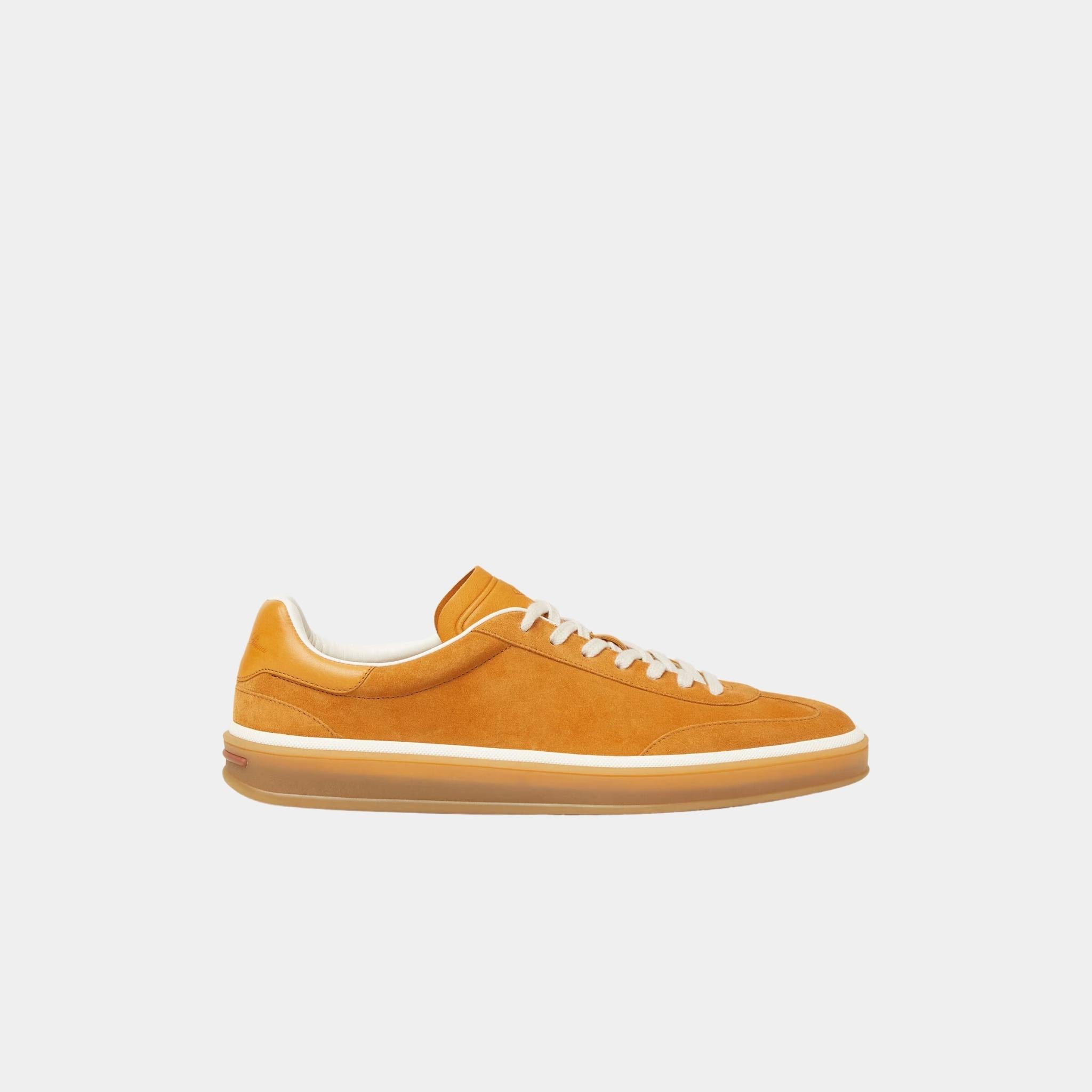 Loro Piana Tennis Walk Sneaker Men Suede Calf Split, 70&