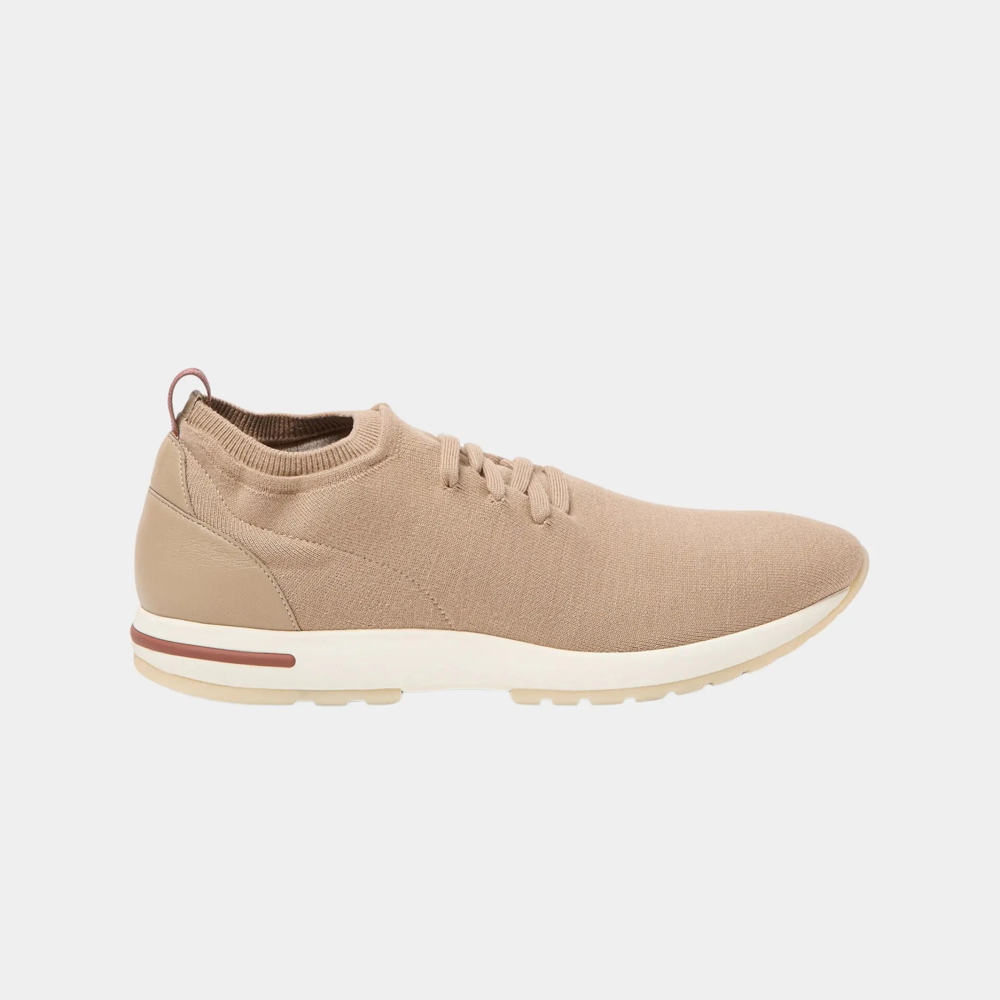 Loro Piana The Gift Of Kings 360 LP Flexy Walk Sneaker, Sandy Mirage, Side