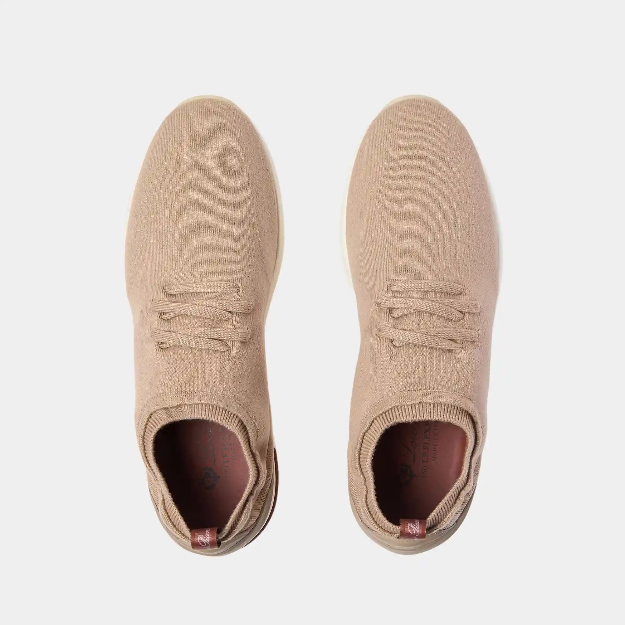 Loro Piana The Gift Of Kings 360 LP Flexy Walk Sneaker, Sandy Mirage, Top