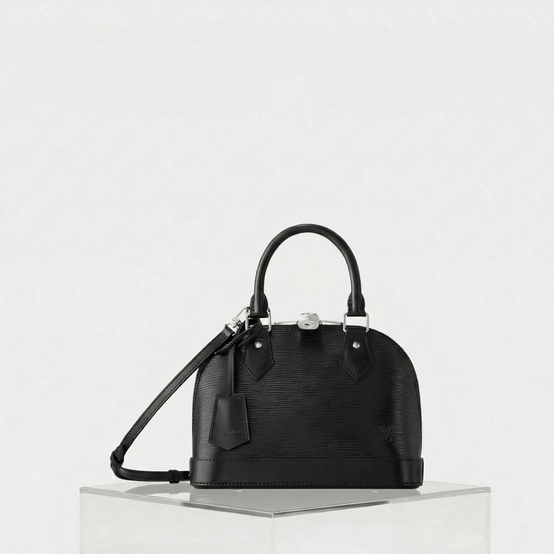 Louis Vuitton Alma BB Handbag Epi Grained Cowhide Leather, Front