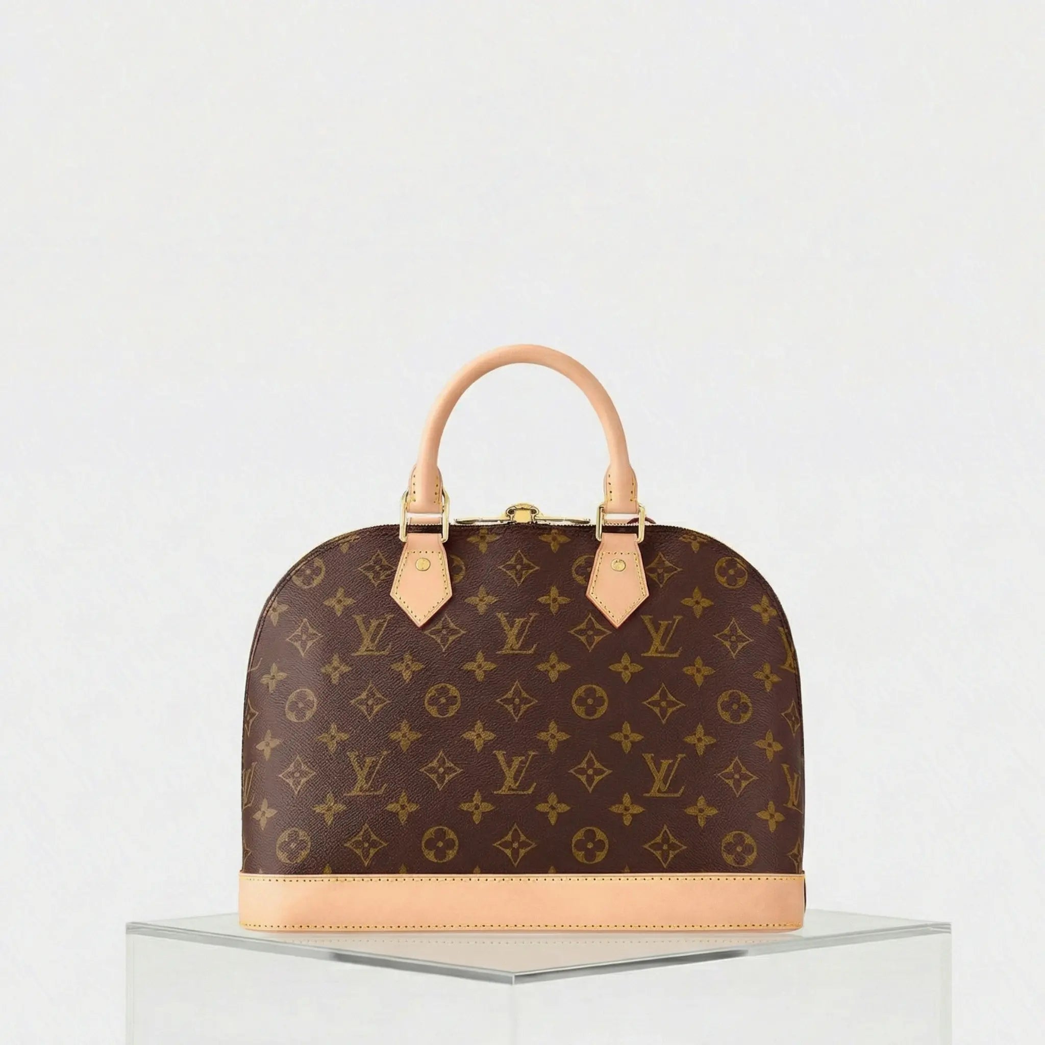 Louis Vuitton Alma PM Monogram Canvas Handbag, Back