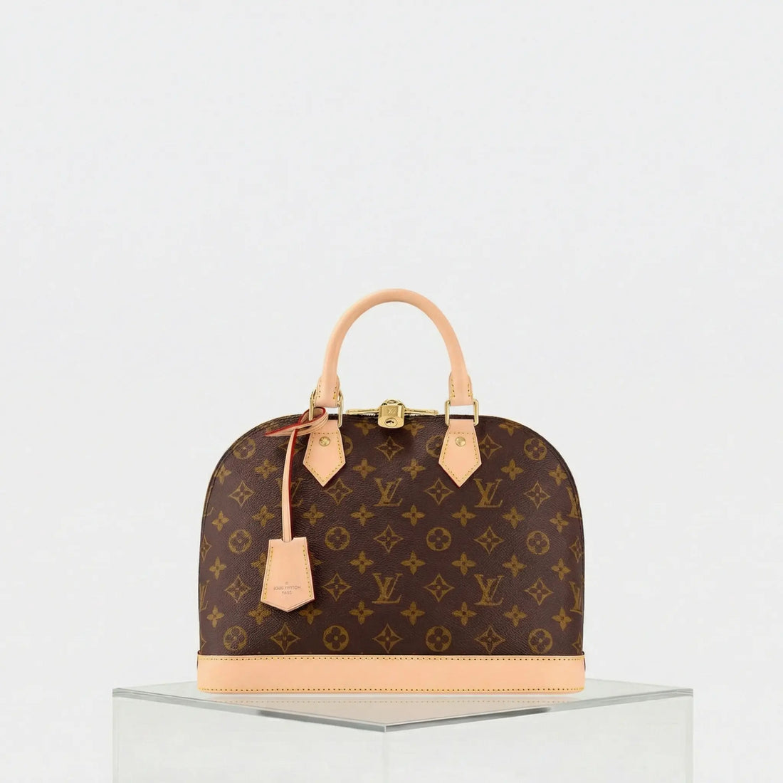 Louis Vuitton Alma PM Monogram Canvas Handbag, Front
