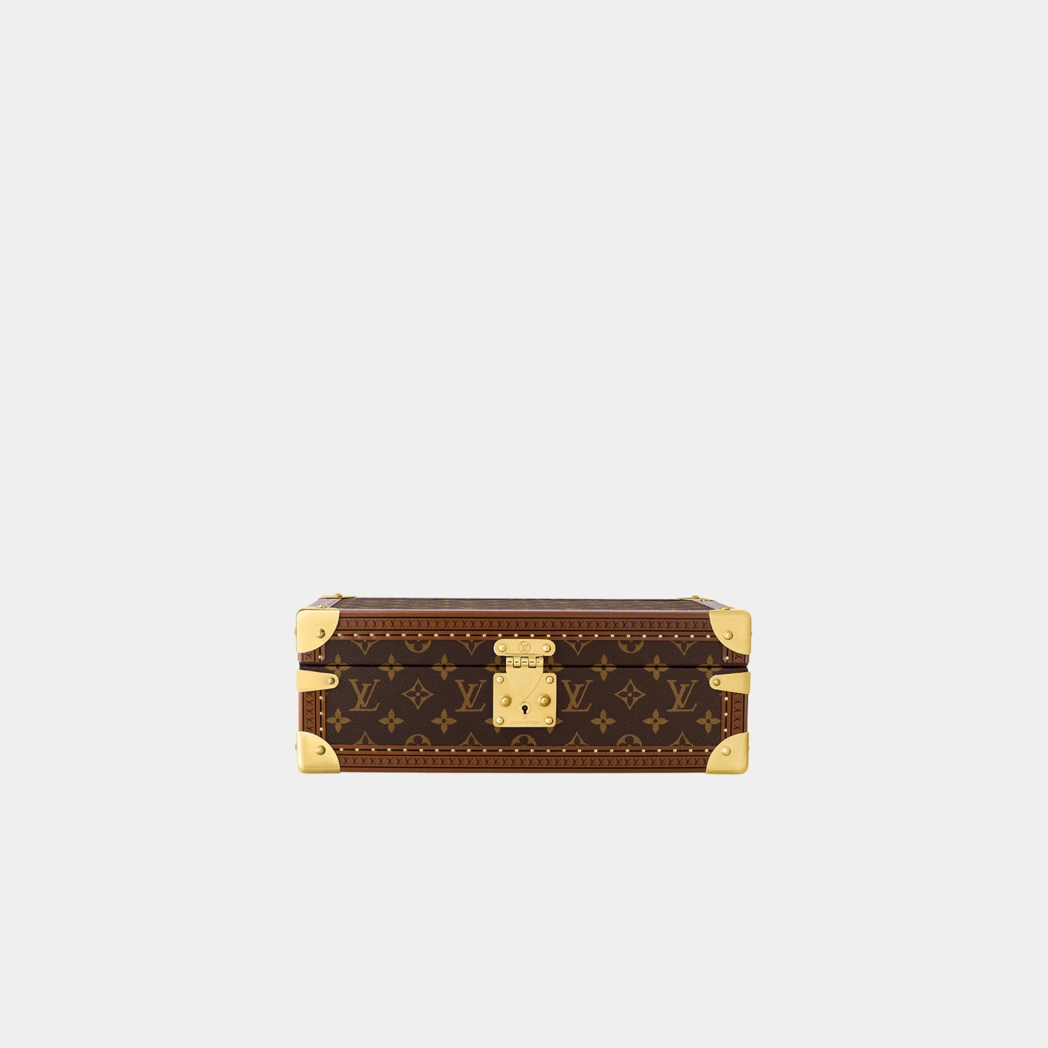 Louis Vuitton Coffret 8 Montres in Monogram Canvas, Creme, Front