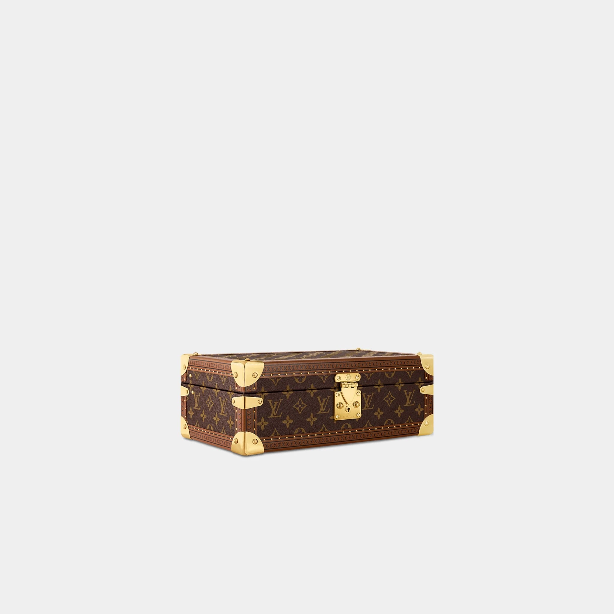 Louis Vuitton Coffret 8 Montres in Monogram Canvas, Creme, Side
