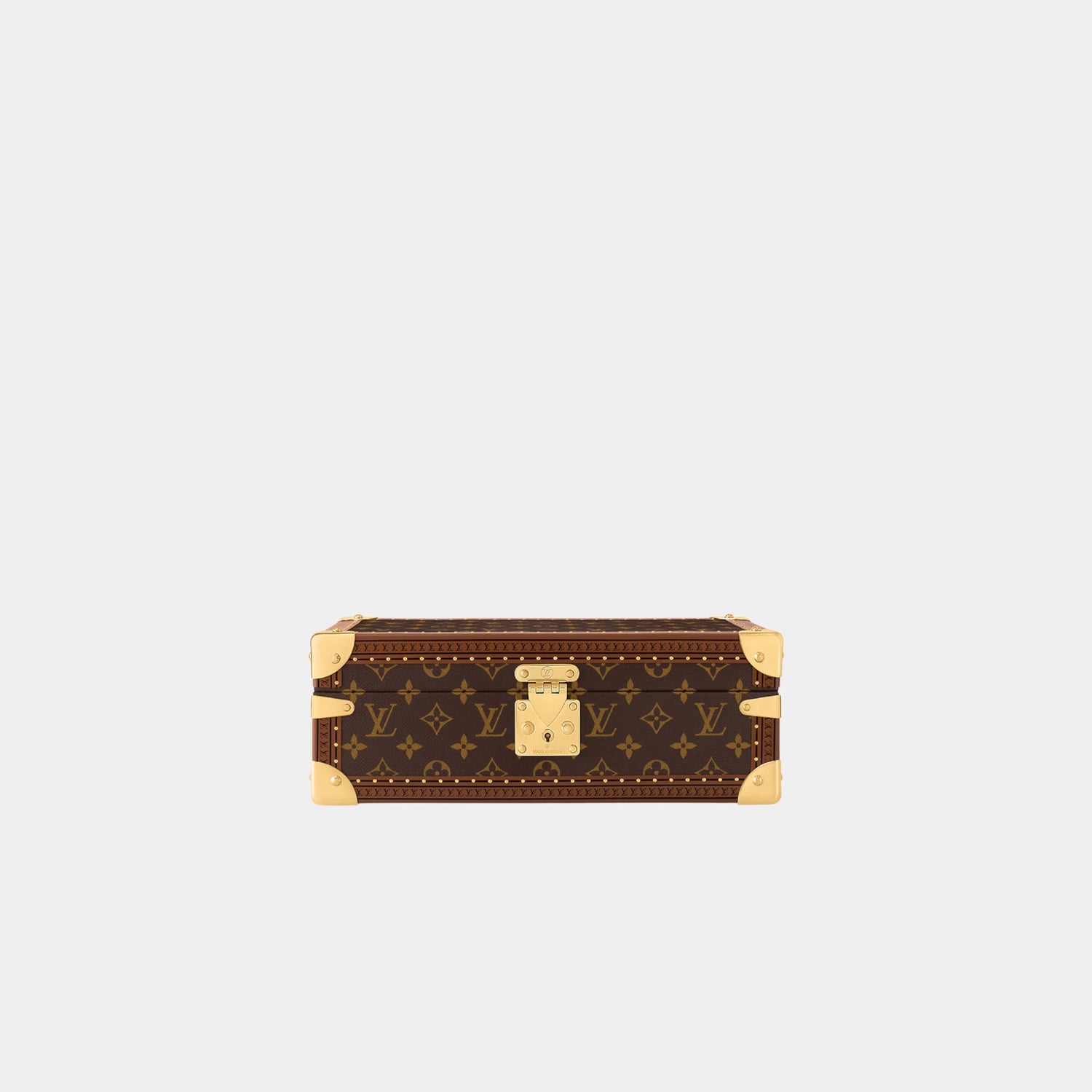 Louis Vuitton Coffret 8 Montres in Monogram Canvas, Rose Ballerine, Front