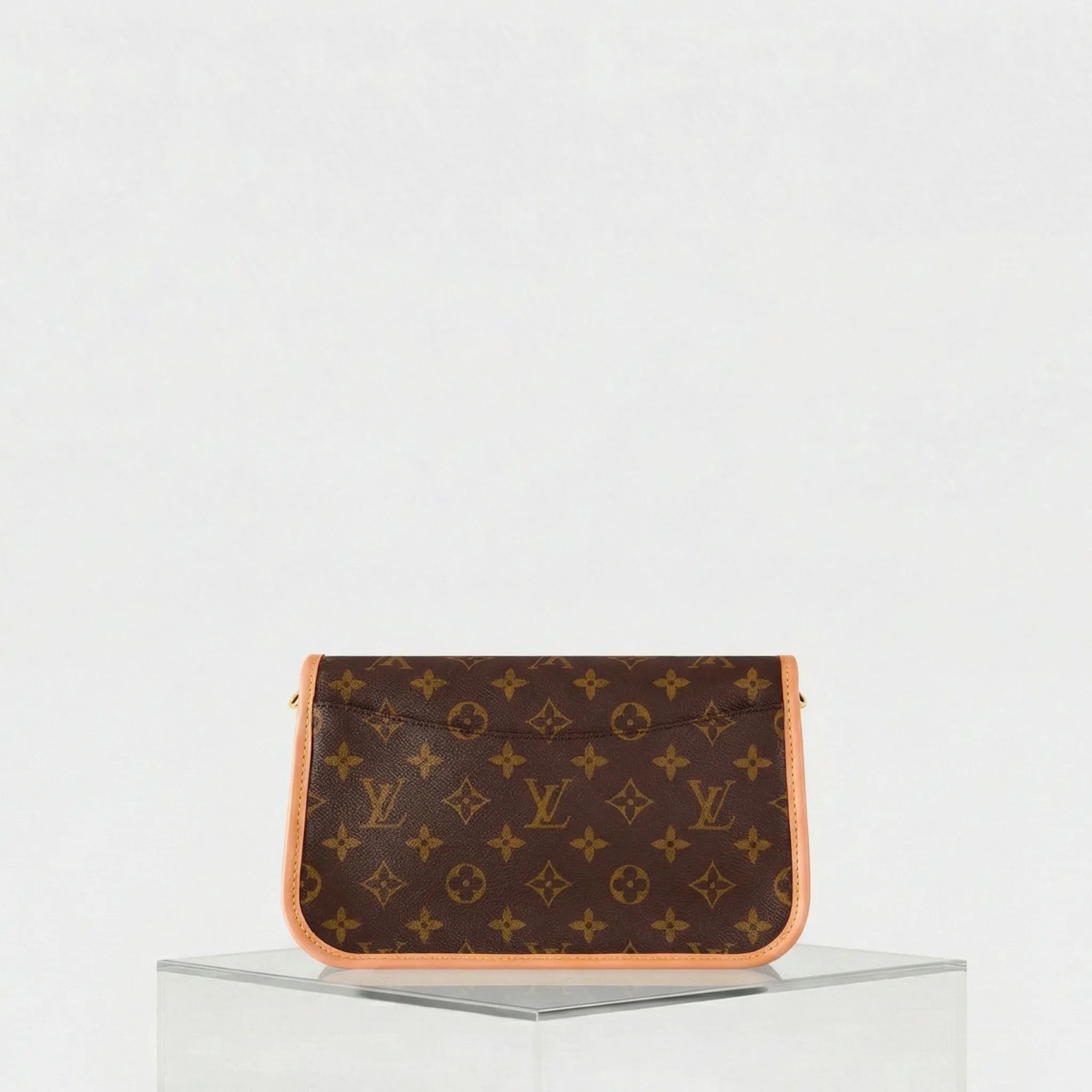 Louis Vuitton Diane Satchel Handbag Monogram Canvas, Back