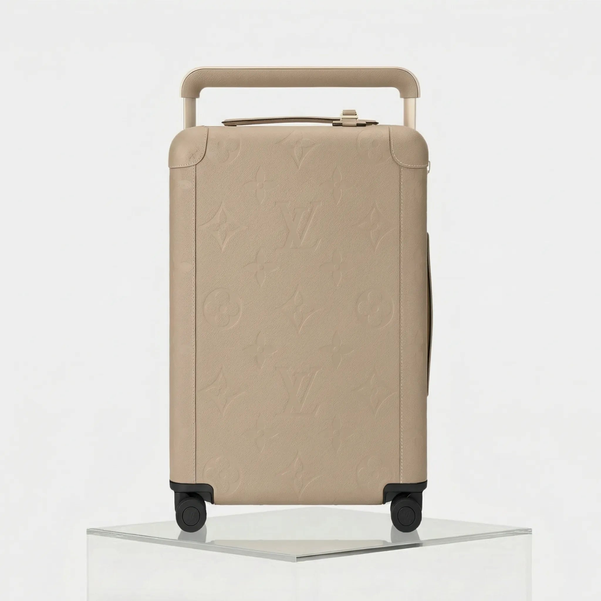 Louis Vuitton Horizon 55 Carry-On Suitcase Monogram Empreinte, Tourterelle, Front