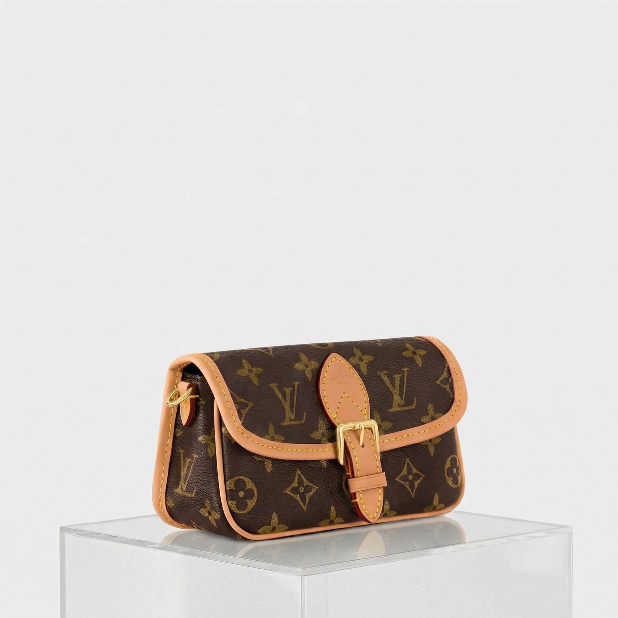 Louis Vuitton Nano Diane Handbag Monogram Canvas, Side